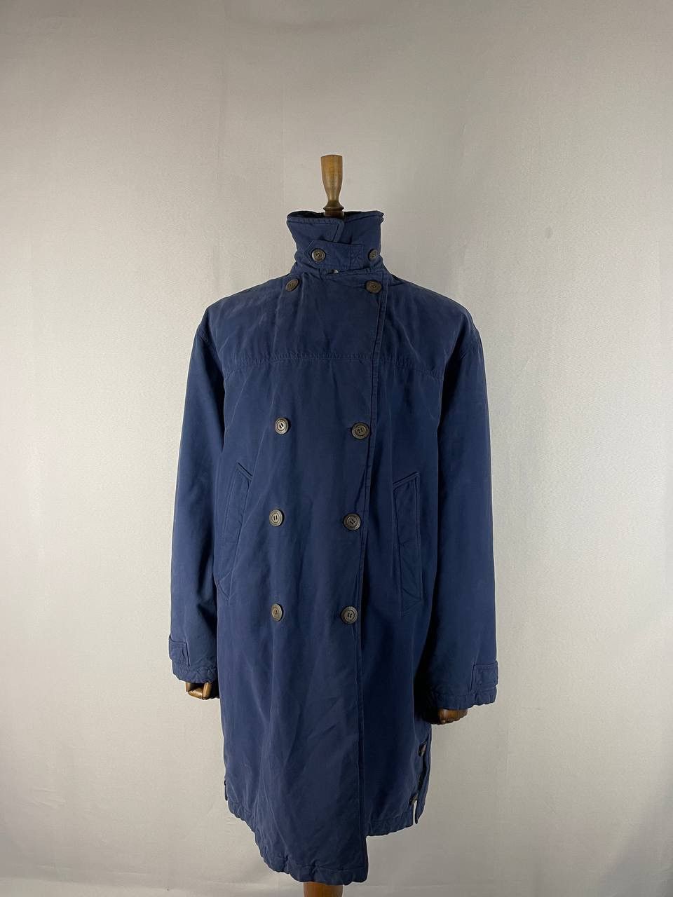 C.P. Company C.P. Company ARCHIVE Coat Trench Jacket Navy 1988 Vintage Size US M / EU 48-50 / 2 - 8 Thumbnail