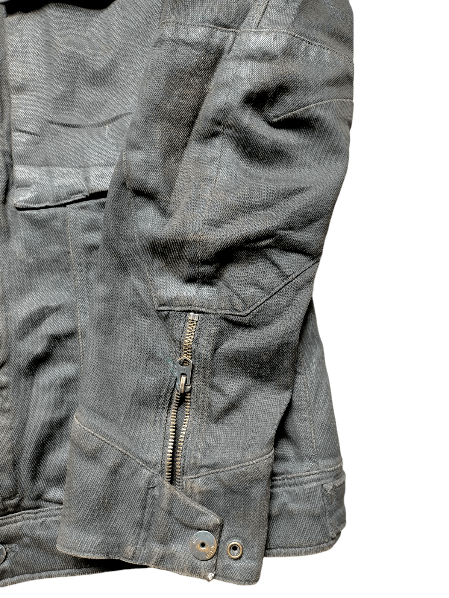 G-Star G-Star Raw Waxed Type 2 Denim Black Jacket Jeans Size US M / EU 48-50 / 2 - 14 Thumbnail