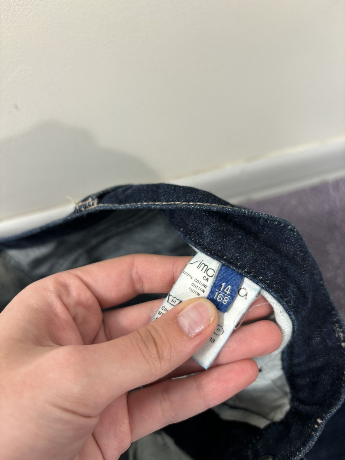 Fay Fay Vintage Women’s Navy Blue Straight Italian Denim Jeans Size 27" / US 4 / IT 40 - 10 Thumbnail