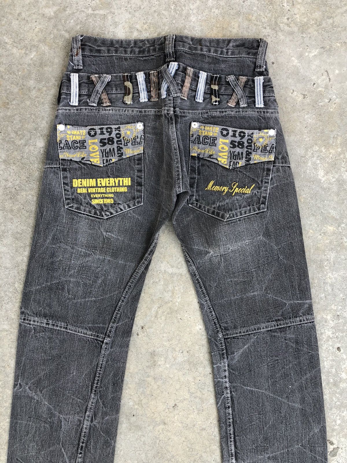 Hysteric Glamour Japanese Memory Special Double Waist Distressed Jeans Size US 31 - 8 Thumbnail