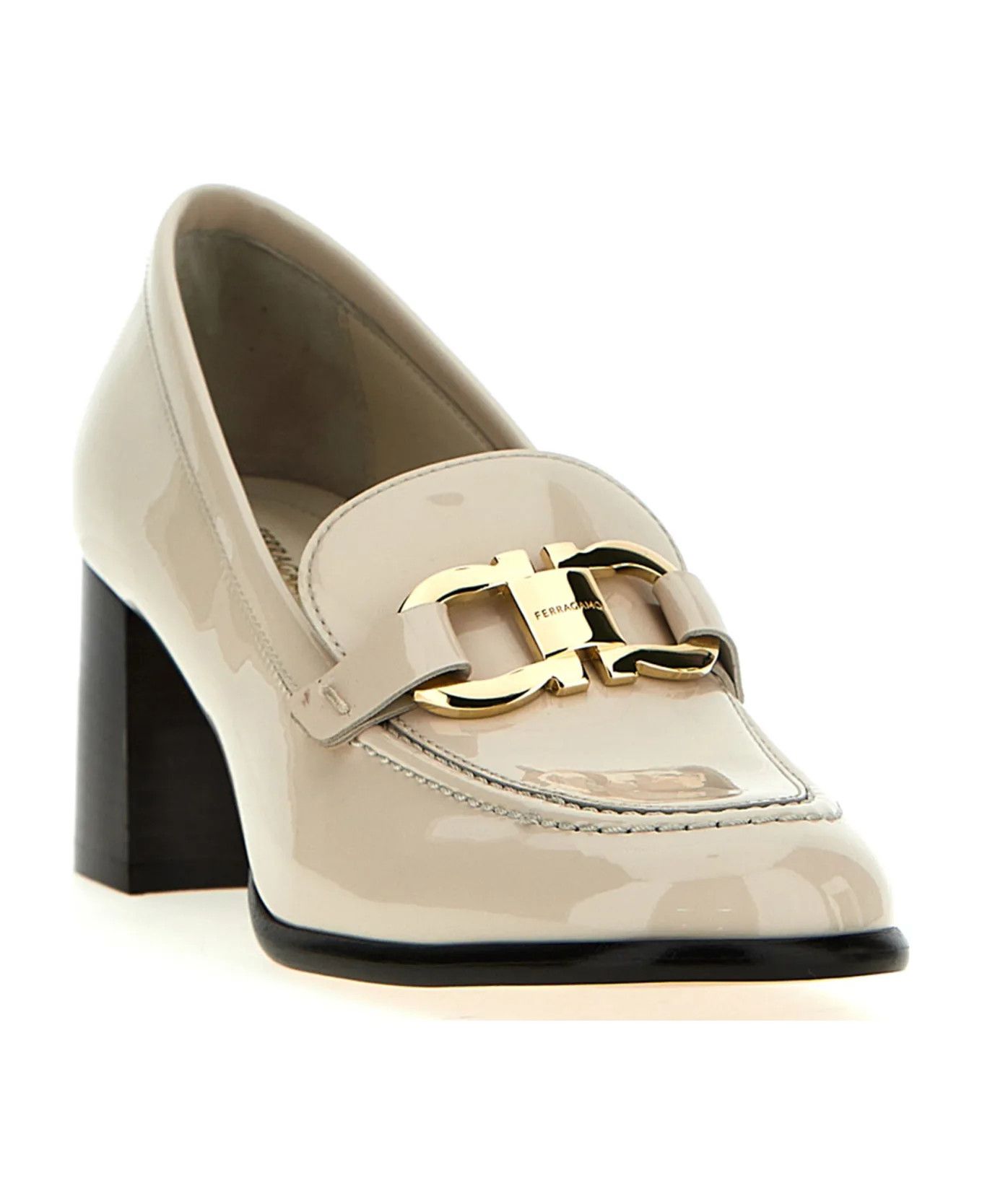Salvatore Ferragamo o1y0426 Loafers in Beige Size US 9 / IT 39 - 2 Thumbnail
