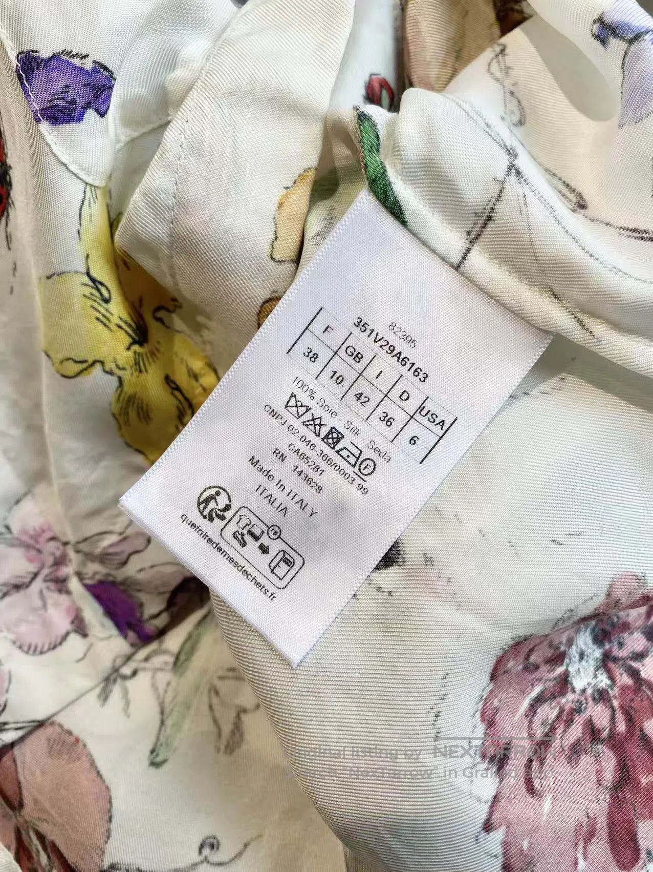 Dior Dior Floral embroidered short-sleeved shirt| Size XS / US 0-2 / IT 36-38 - 5 Thumbnail