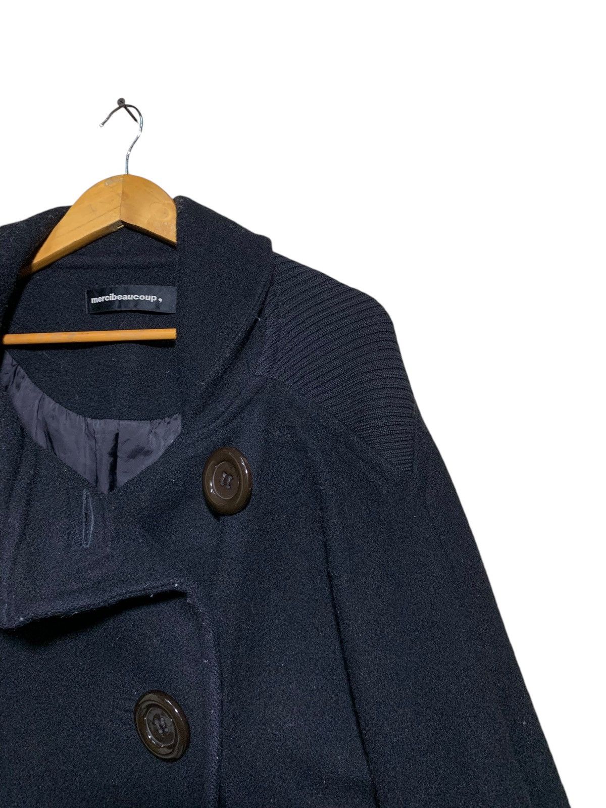 Issey Miyake 🔥MERCIBEAUCOUP ISSEY MIYAKE WOOL ASYMETRICAL JACKET Size L / US 10 / IT 46 - 5 Thumbnail
