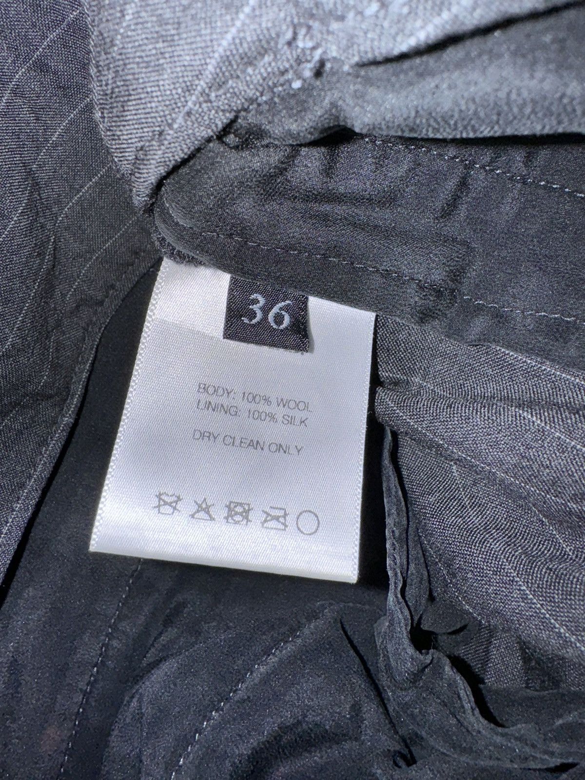 Enfants Riches Deprimes ERD Grey Pinstripe Assemblage Pleated Trousers Size US 36 / EU 52 - 8 Thumbnail