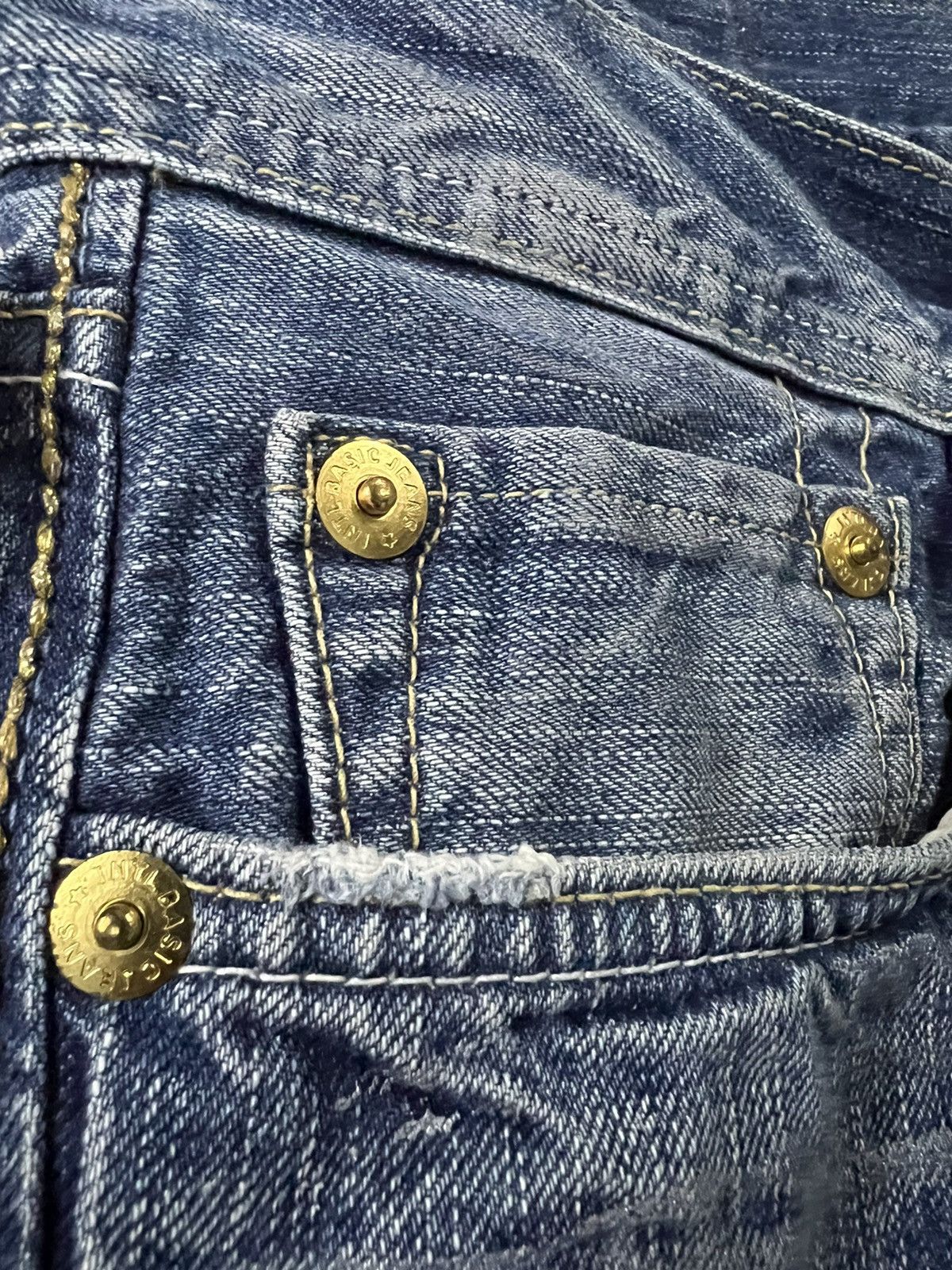 If Six Was Nine × Japanese Brand DENIM CRAFT DISTRESSED JEANS VERY RARE Size US 30 / EU 46 - 7 Thumbnail