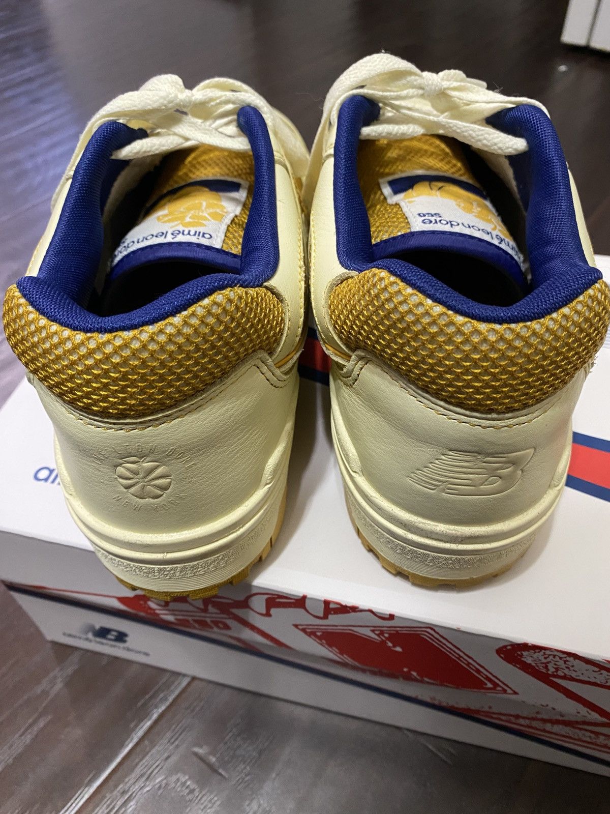 Aime Leon Dore × New Balance New Balance 550 Aime Leon Dore Masaryk Community Gym Yellow Size US 11.5 / EU 44-45 - 5 Thumbnail
