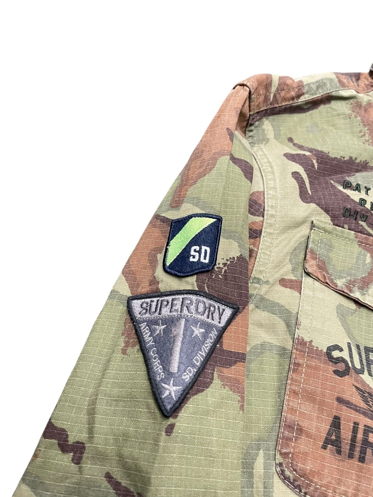 Superdry Superdry Shirt Mens Patrol Edition Military L Camo Air Patch Size US L / EU 52-54 / 3 - 7 Thumbnail