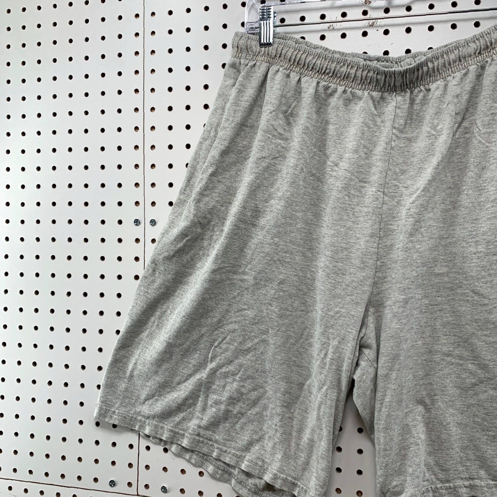 Nike VINTAGE Nike Basketball Shorts Men L Gray Embroidered Swoosh 32x9.5 90s Black Tag Athletic Size US 33 - 3 Thumbnail