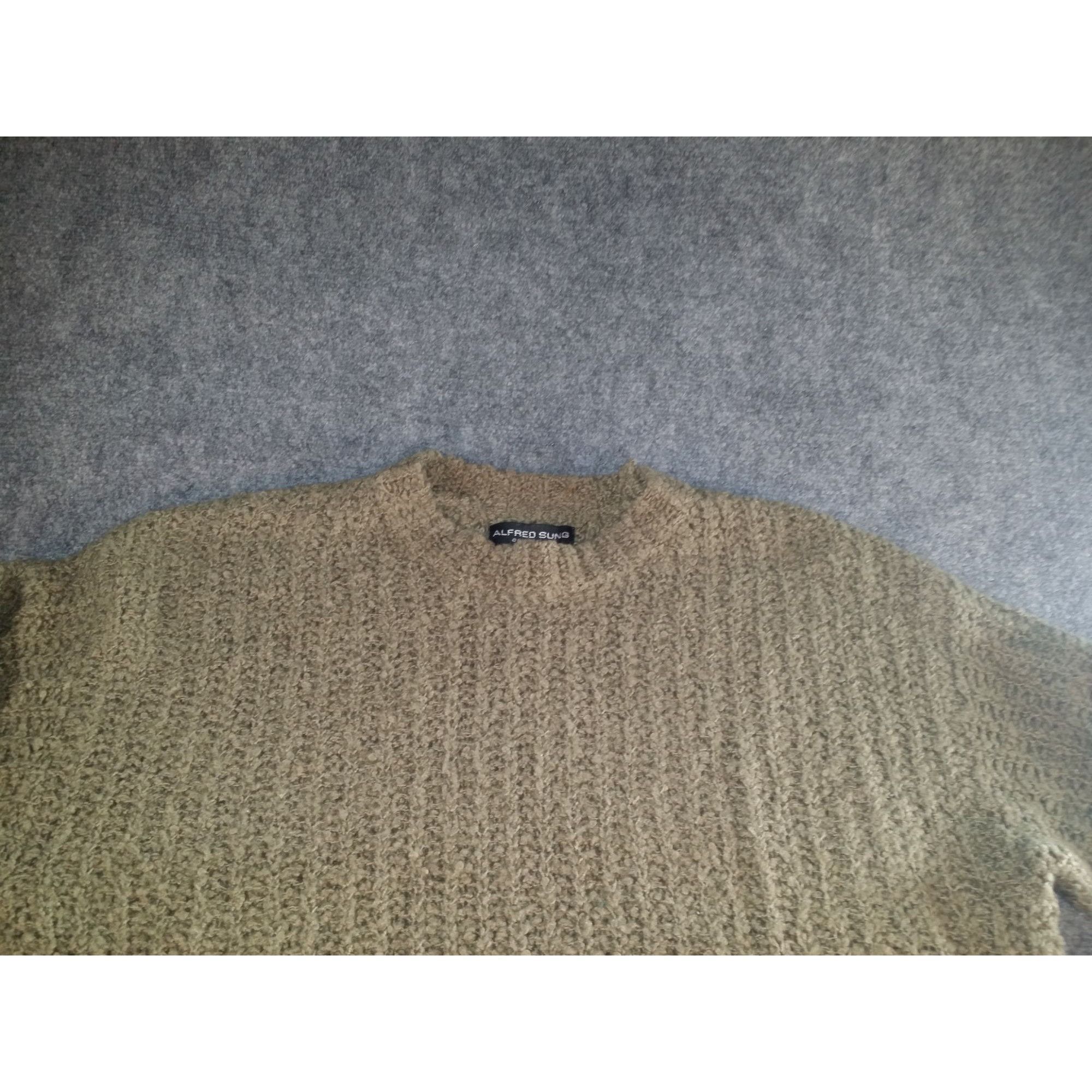 Other Alfred Sung collection Crew Neck Sweater Women Sz M Tight Kn Size M / US 6-8 / IT 42-44 - 2 Thumbnail