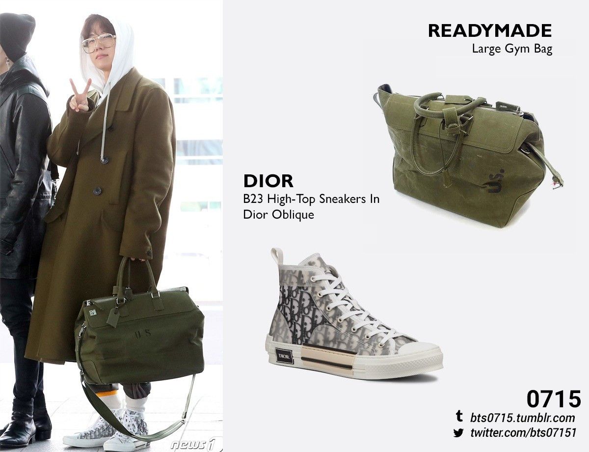 image of Readymade Gym Bag in Kaki, Men's