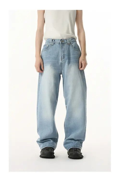 Jean cleanfit loose distressed faded yuppie jeans Size US 32 / EU 48 - 8 Thumbnail