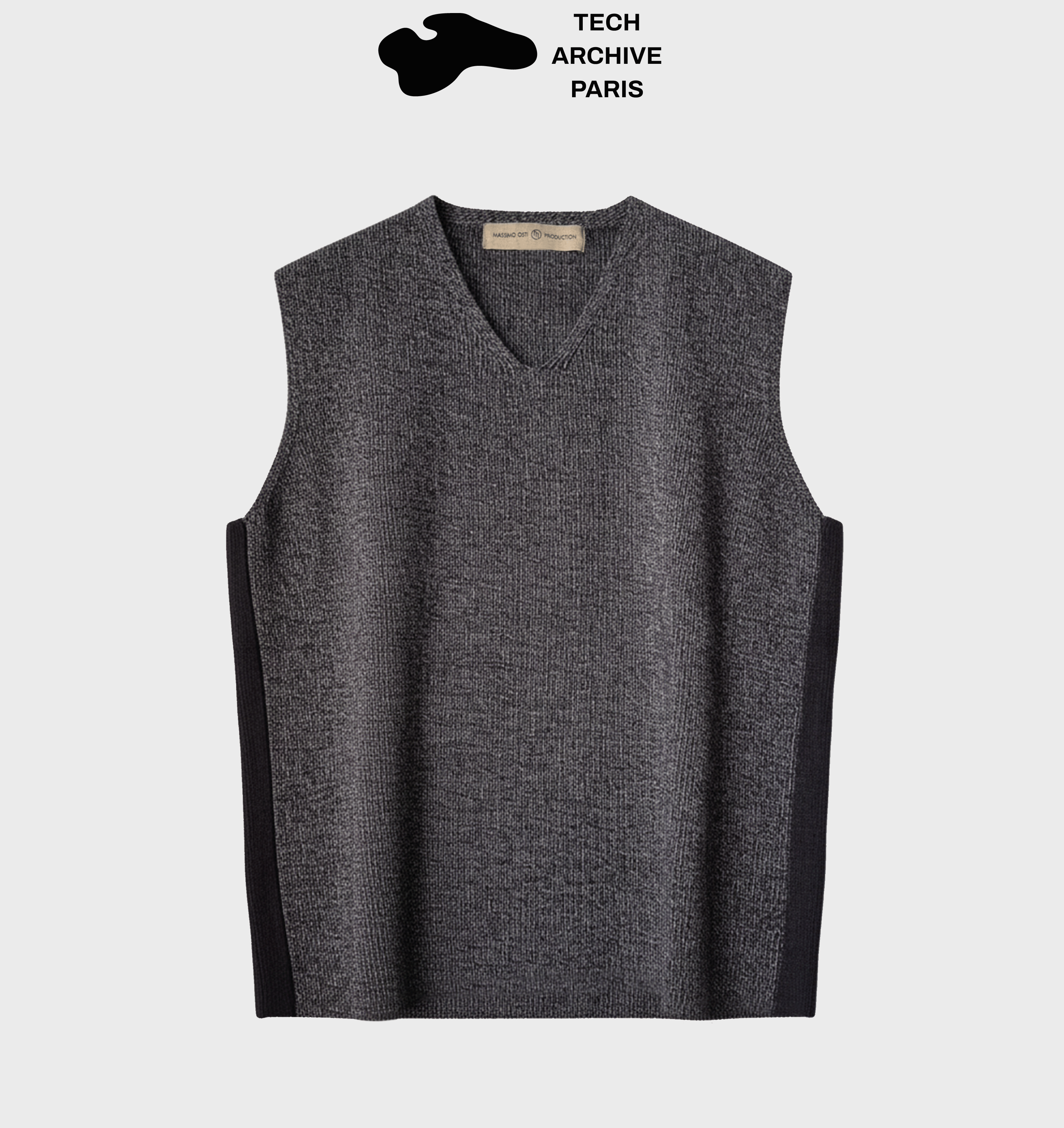 Massimo Osti Massimo Osti Production Sleeveless V-neck Knit Sweater Size US M / EU 48-50 / 2 - 1 Thumbnail