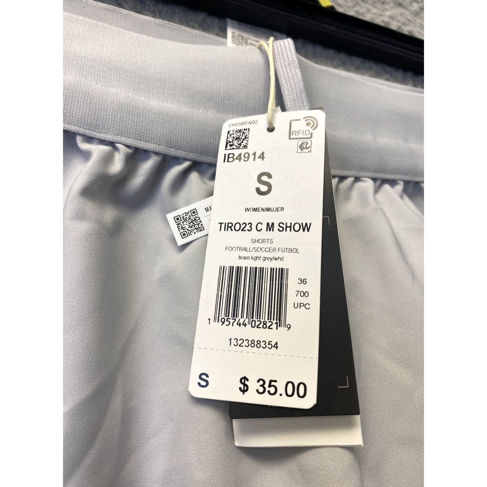 Adidas VINTAGE Adidas Women's Athletic Shorts Soccer Gym Running Small Gray Activewear Size 28" / US 6 / IT 42 - 3 Thumbnail