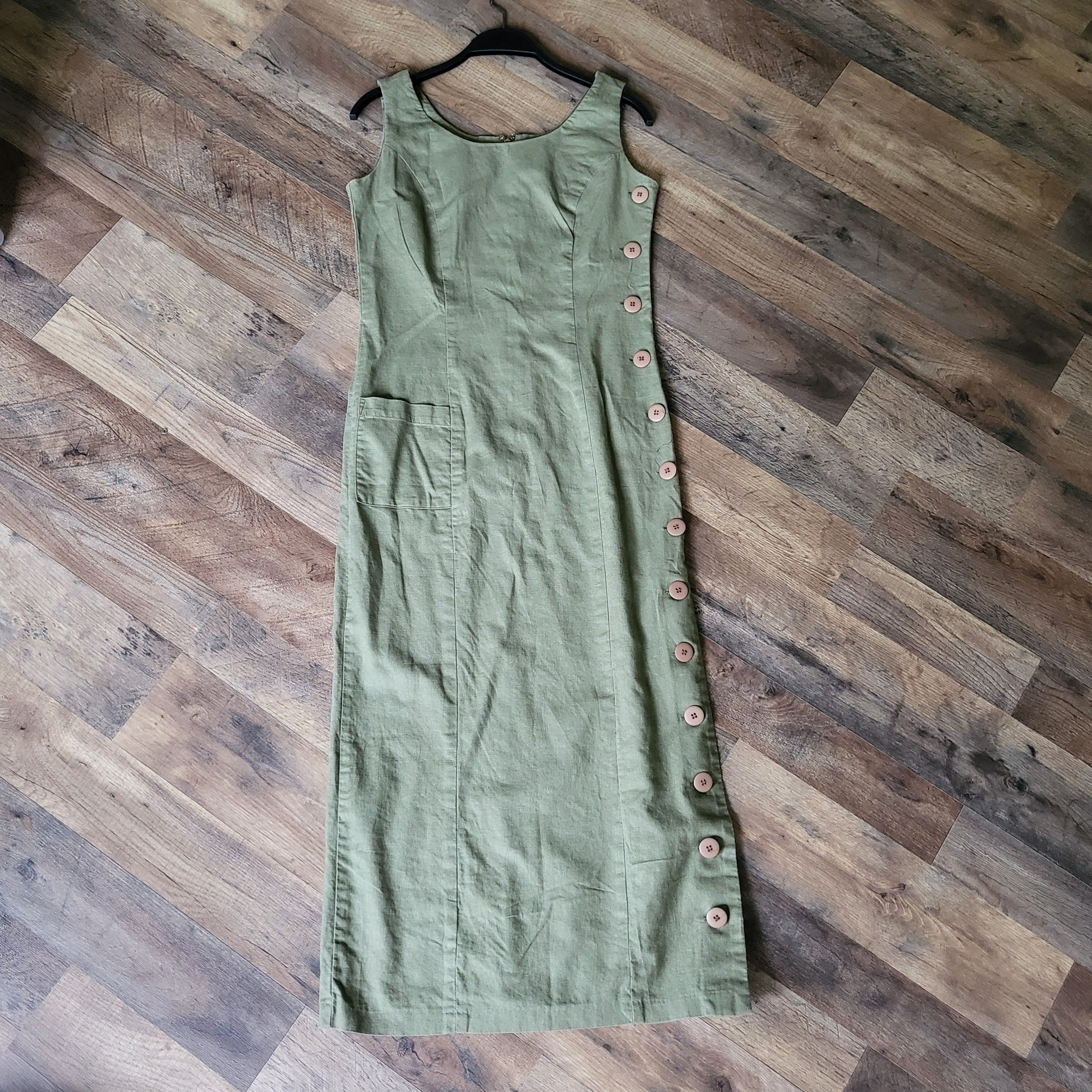 Vintage Vintage Womens Dress Size 4 Linen Cotton Blend Size S / US 4 / IT 40 - 1 Thumbnail