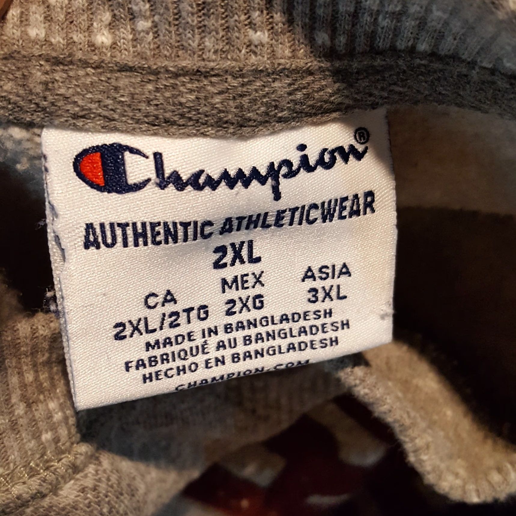 Champion Vintage Champion VT Hokies Football Pullover Sweatshirt Mens 2XL Gray Crewneck Sweatshirt Size US XXL / EU 58 / 5 - 6 Thumbnail