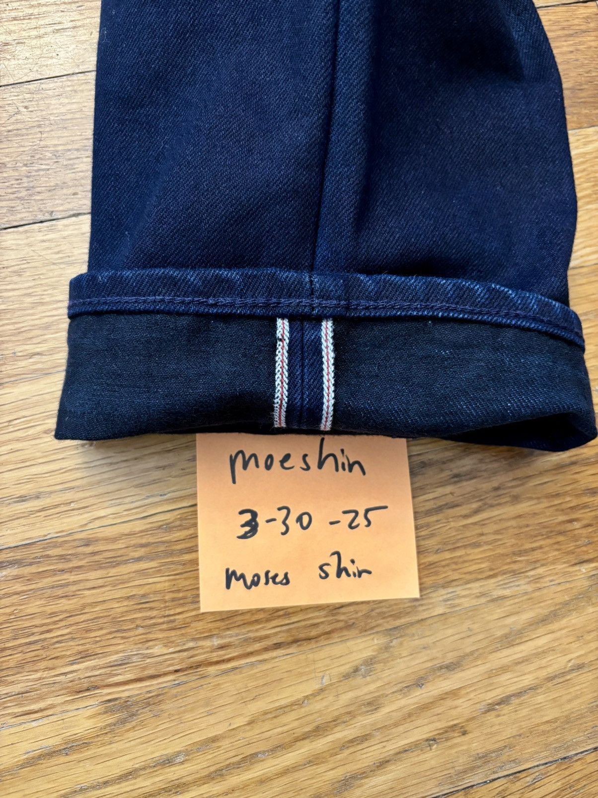 3sixteen 3Sixteen Slim Tapered 14.5oz Shadow Selvedge Indigo ST-120x Size US 32 / EU 48 - 4 Thumbnail