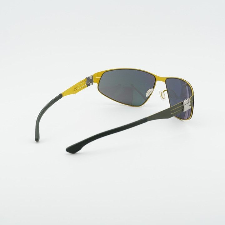Ic! Berlin Ic! Berlin REESE M1521 148 Sunglasses Black/Lemon Shield Size ONE SIZE - 9 Thumbnail
