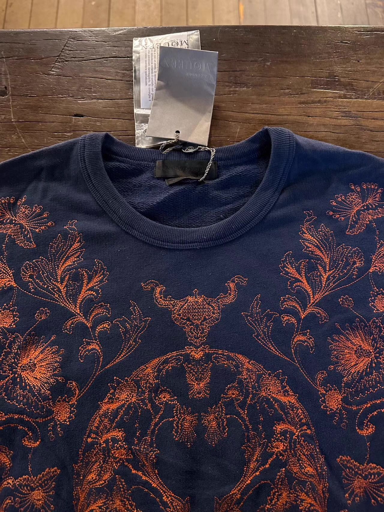 Alexander McQueen Alexander McQueen 15SS Dark Embroidered Skull Sweatshirt Ｑ25 Size US S / EU 44-46 / 1 - 3 Thumbnail