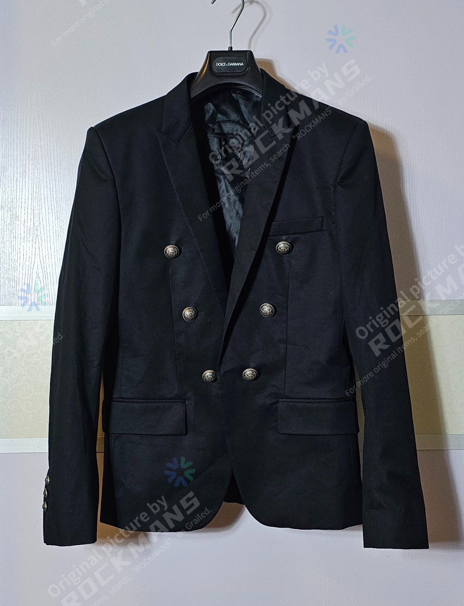 Balmain Balmain Double-Breasted Suit Jacket Size 50 Size 50R - 2 Thumbnail