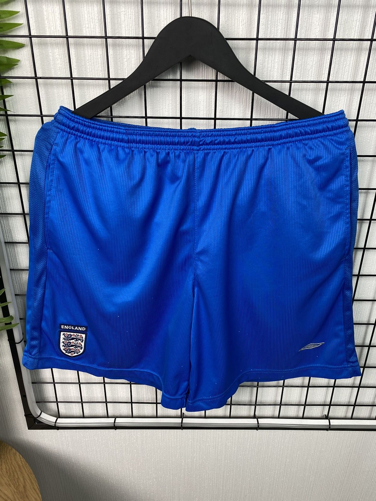 Umbro × Vintage Vintage England Umbro National Team Shorts Football Blue Men Size US 36 / EU 52 - 1 Thumbnail