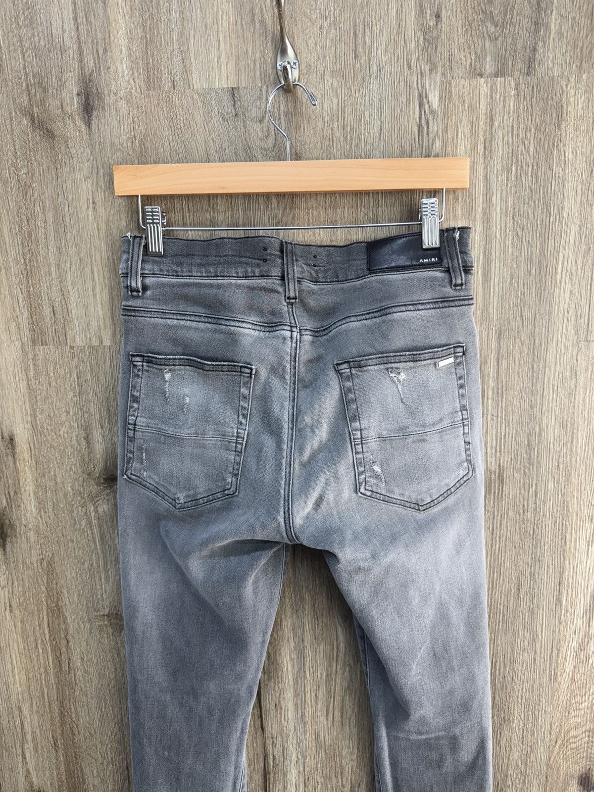 Amiri Amiri Grey Thrasher Jeans Size US 31 - 6 Thumbnail
