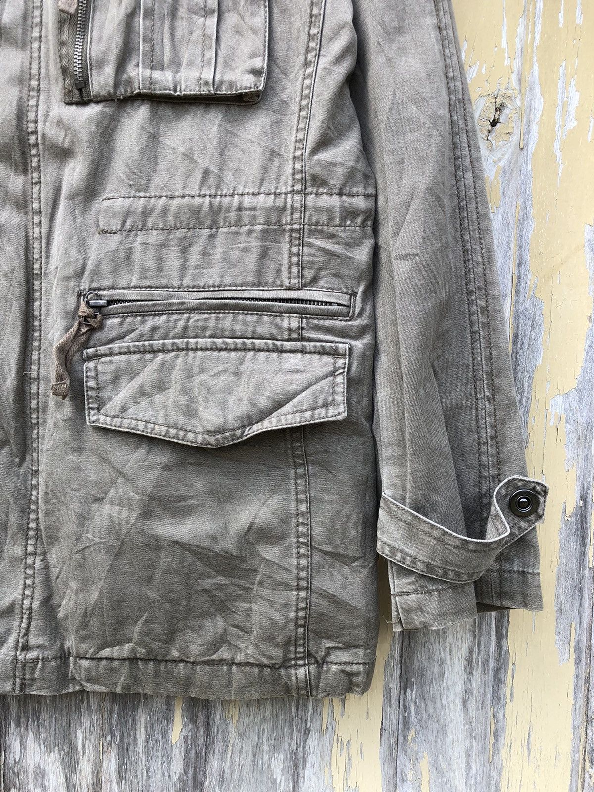 Japanese Brand Vintage Japanese Real Standard Multi Pocket Military Jacket Size US L / EU 52-54 / 3 - 9 Thumbnail