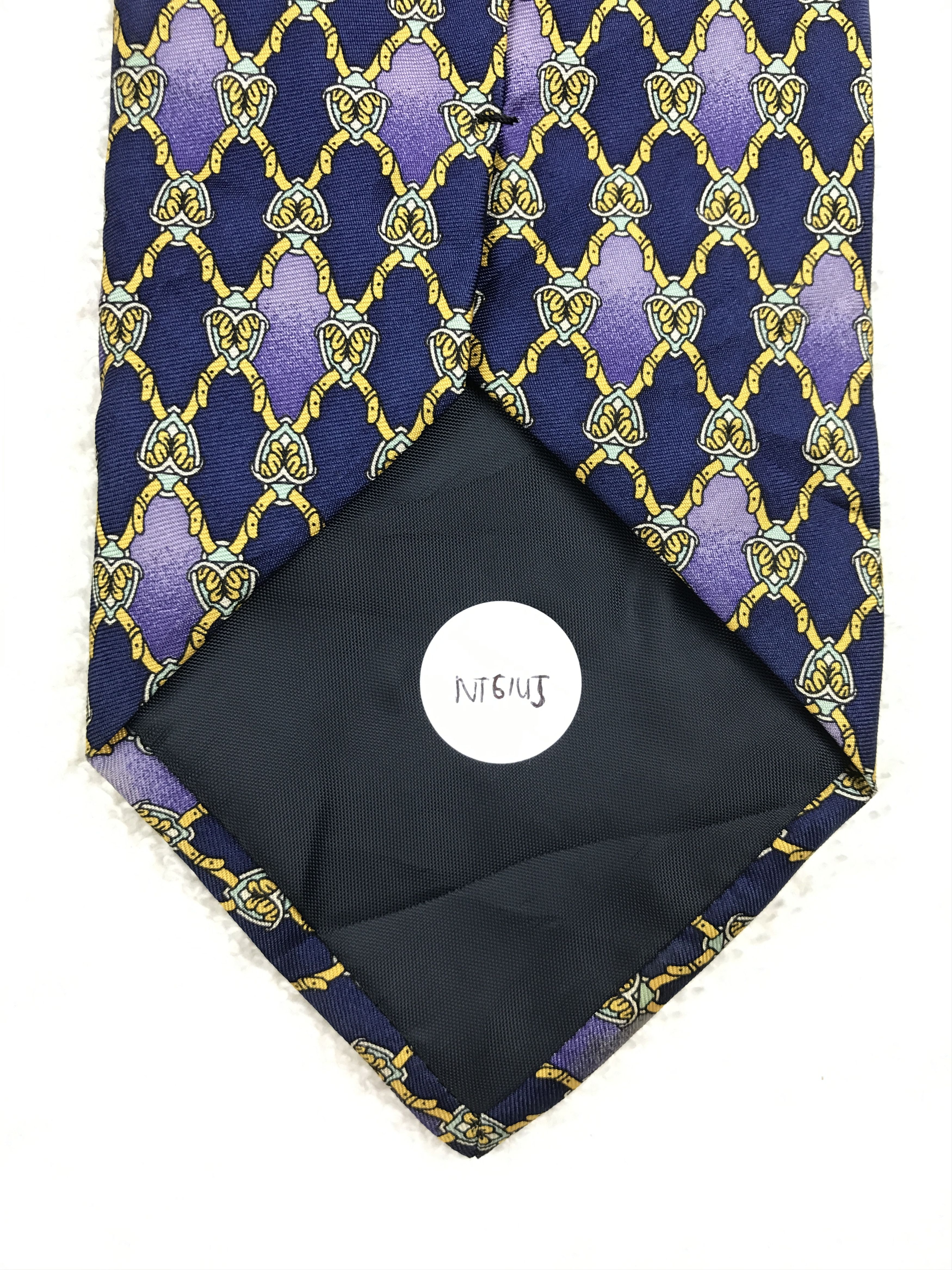 Vintage Vintage Paolo Di Stefano Silk Necktie Size ONE SIZE - 9 Thumbnail