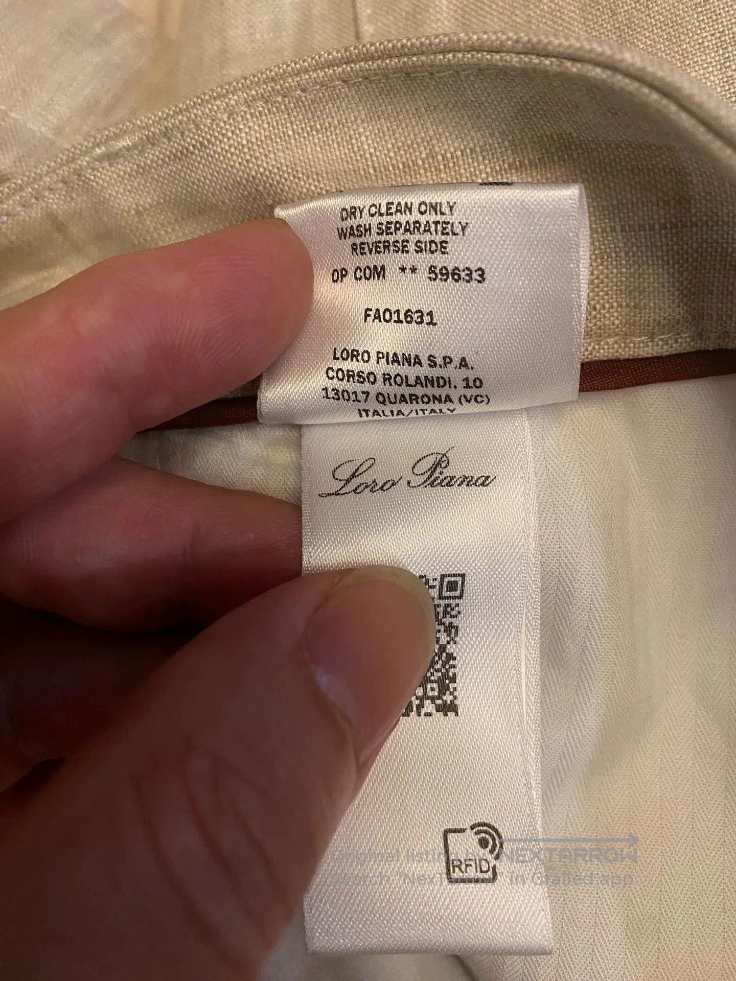 Loro Piana Beige Cargo Shorts Size 32. Size US 32 / EU 48 - 9 Thumbnail