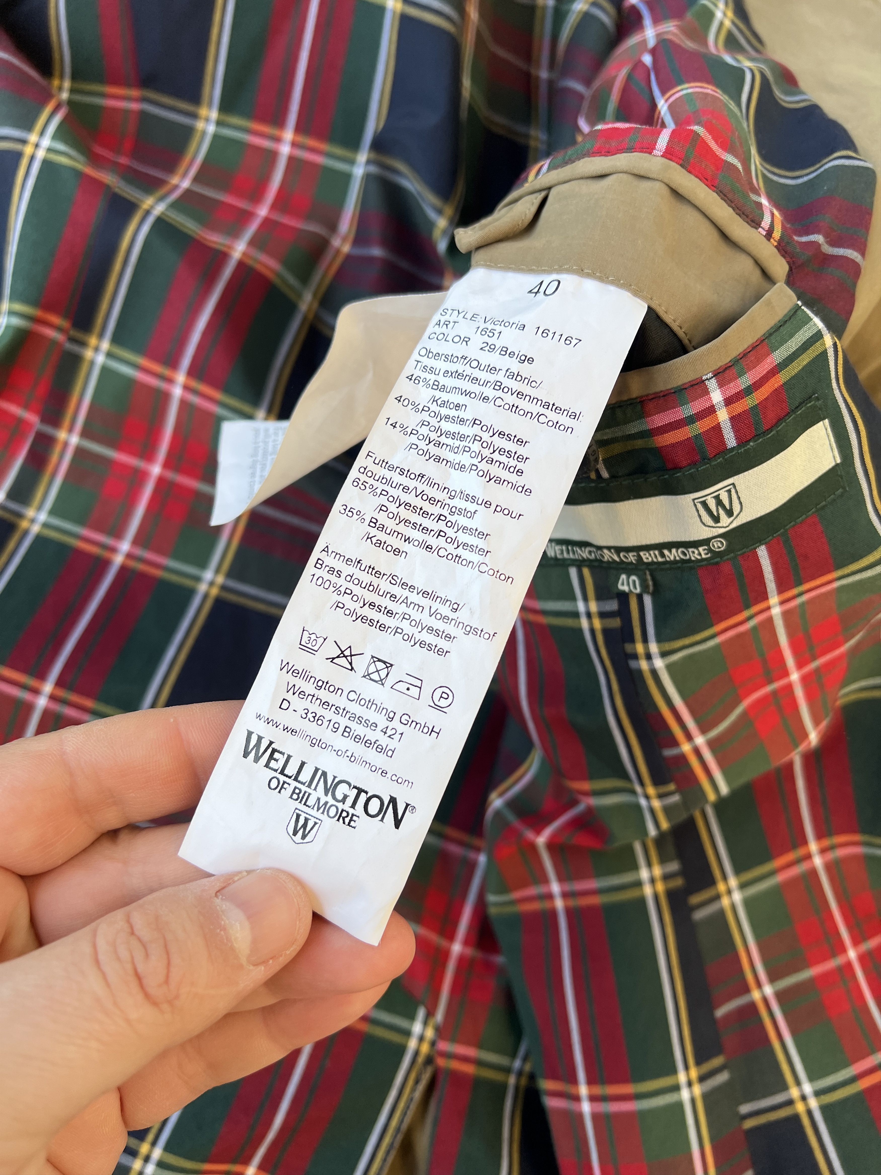 Other Wellington Of Bilmore Trench Size S / US 4 / IT 40 - 11 Thumbnail