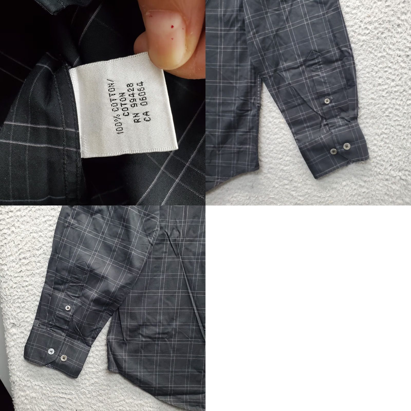 BUGATCHI Bugatchi Mens Shirt L Multi Check Casual Long Sleeve Button Up Shirt Size US L / EU 52-54 / 3 - 8 Thumbnail
