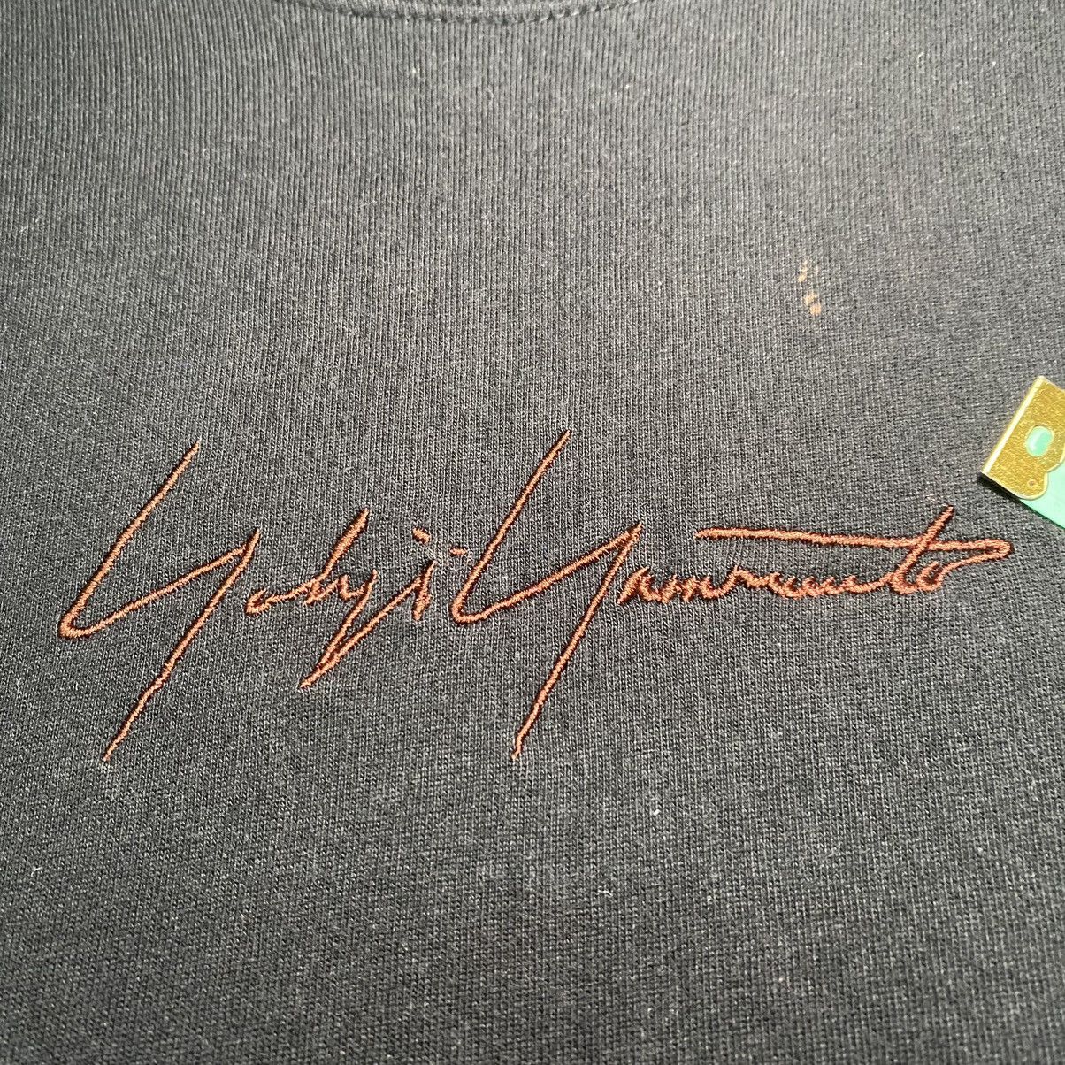 New Era × Yohji Yamamoto New Era X Yohji Yamamoto Signature Spellout Longsleeve Tee Size US M / EU 48-50 / 2 - 6 Thumbnail