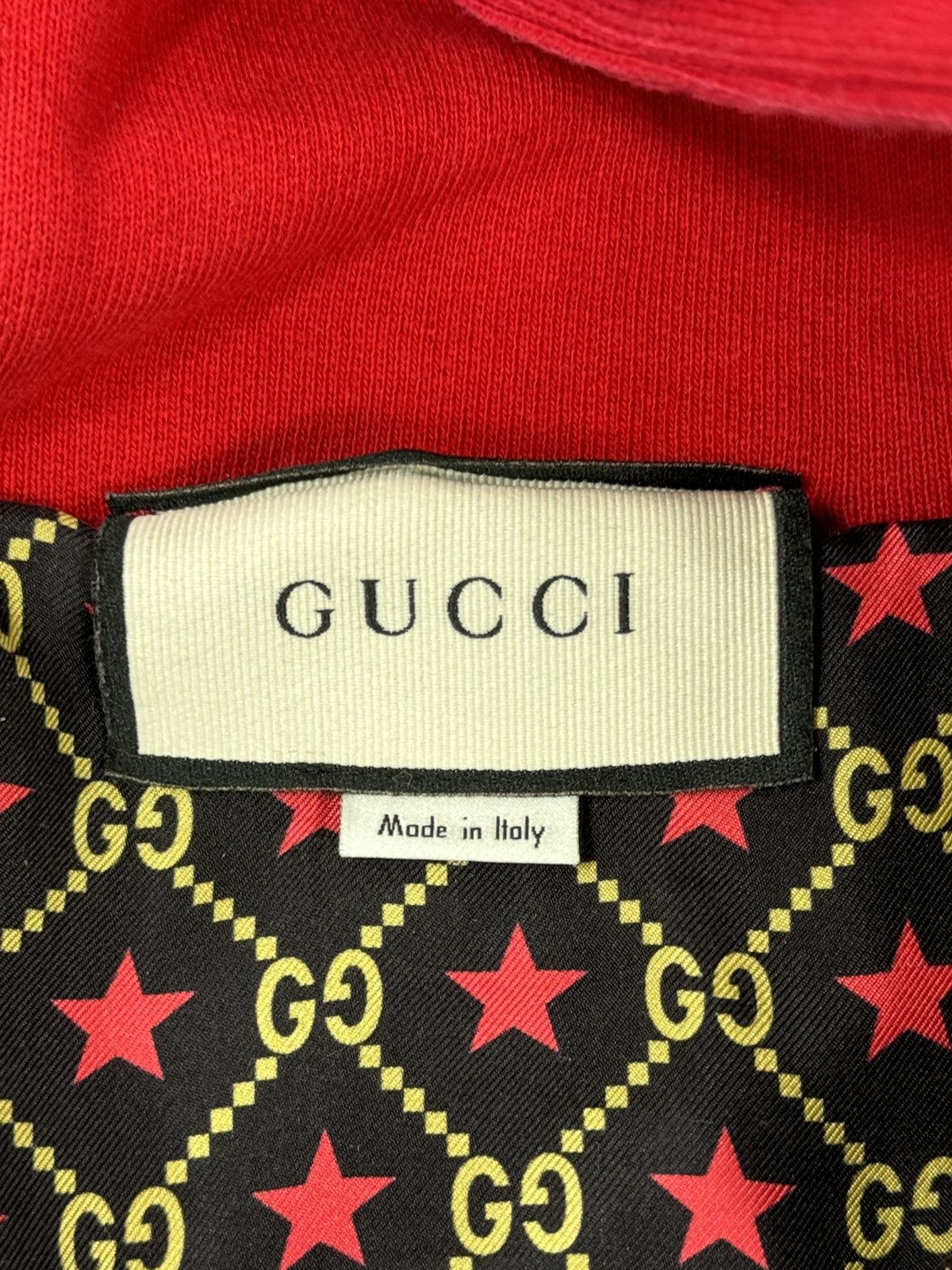 Gucci GUCCI BAND PATCH WORK SATIN STRIPE ZIP UP HOODIE Size US XL / EU 56 / 4 - 5 Thumbnail