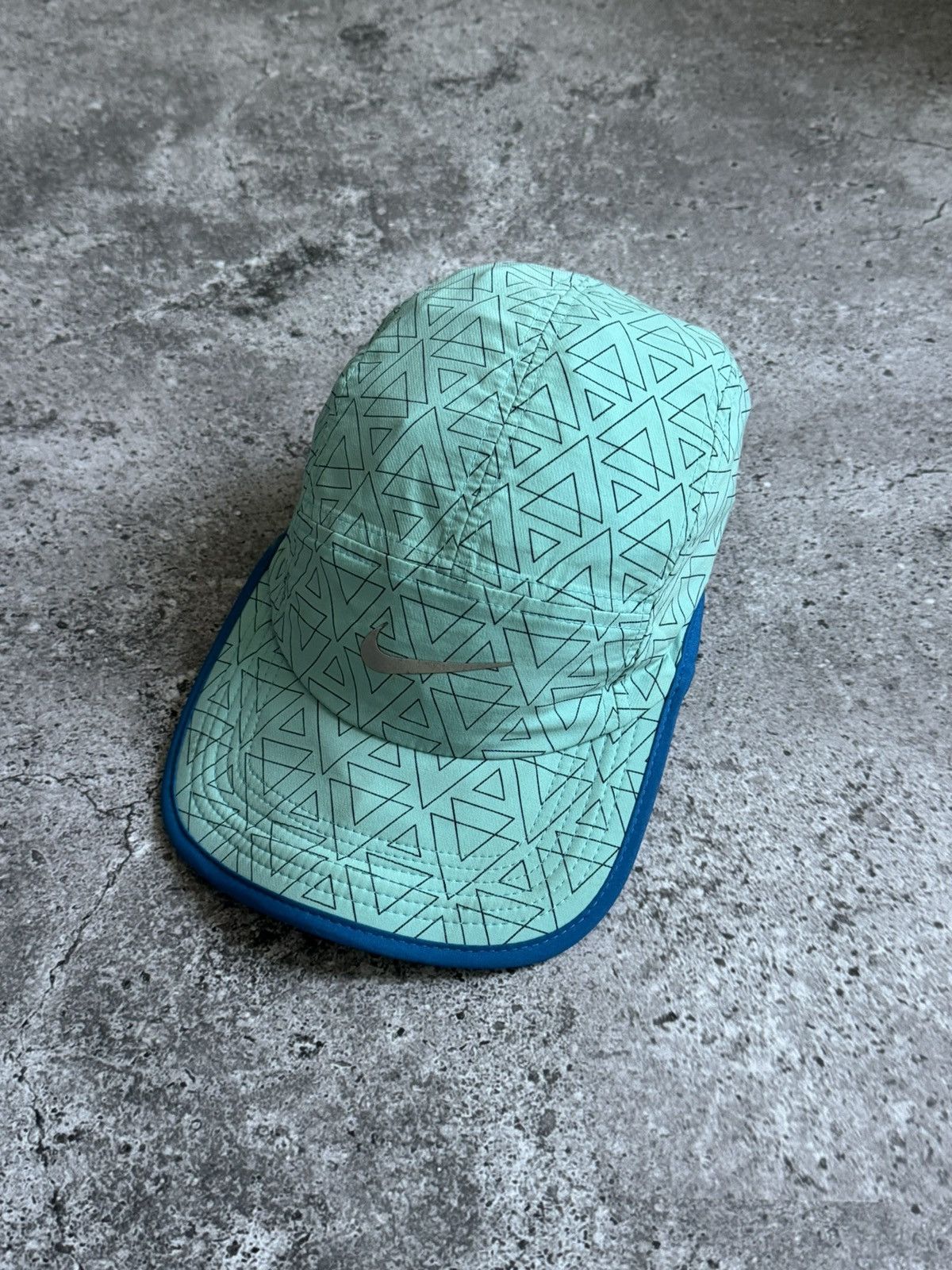 Nike × Vintage Vintage Nike blue 5 panel cap hats Size ONE SIZE - 3 Thumbnail