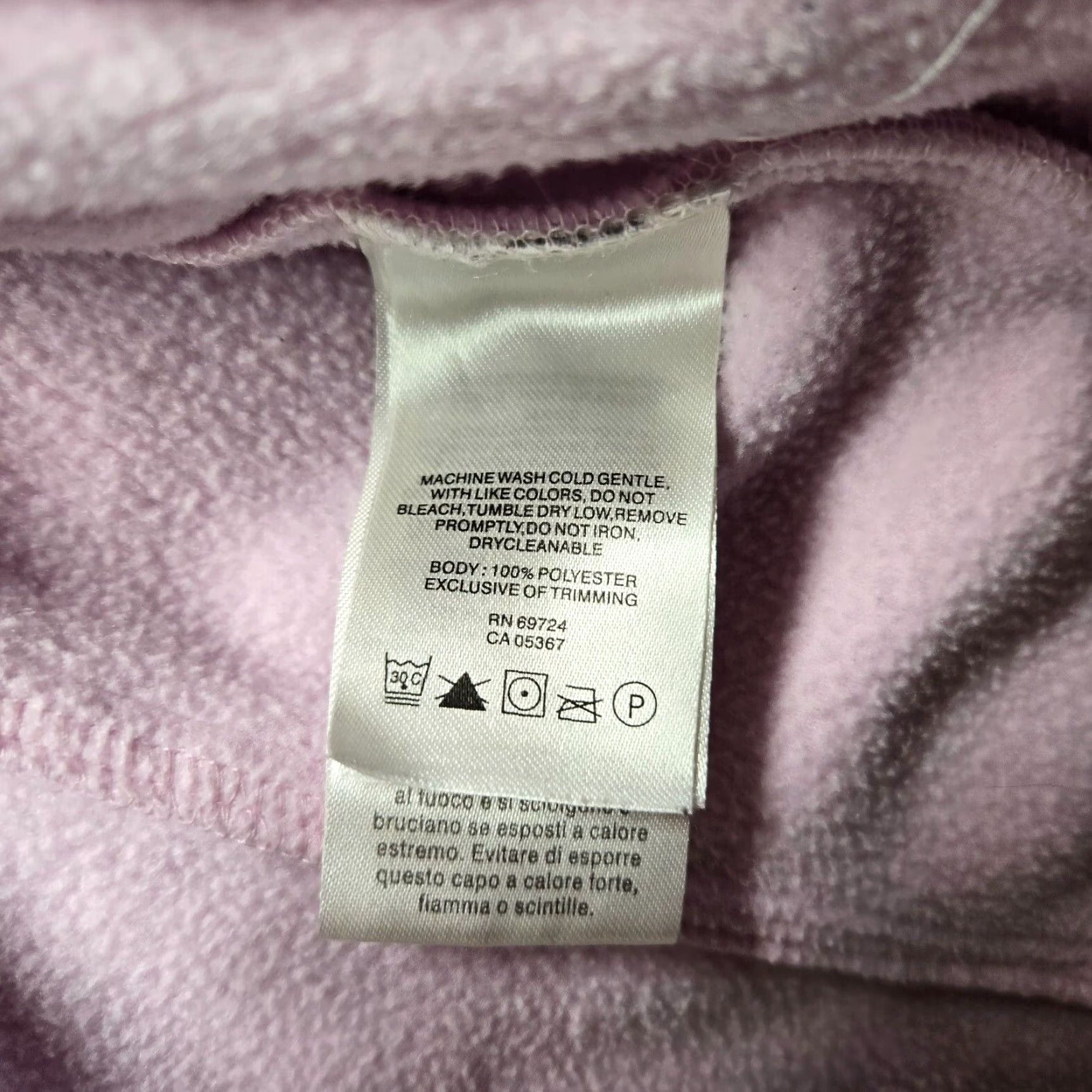 Pinko COLUMBIA Jacket Pink Zip Up Fleece Embroidered Breast Cancer Women's M Medium Size M / US 6-8 / IT 42-44 - 4 Thumbnail