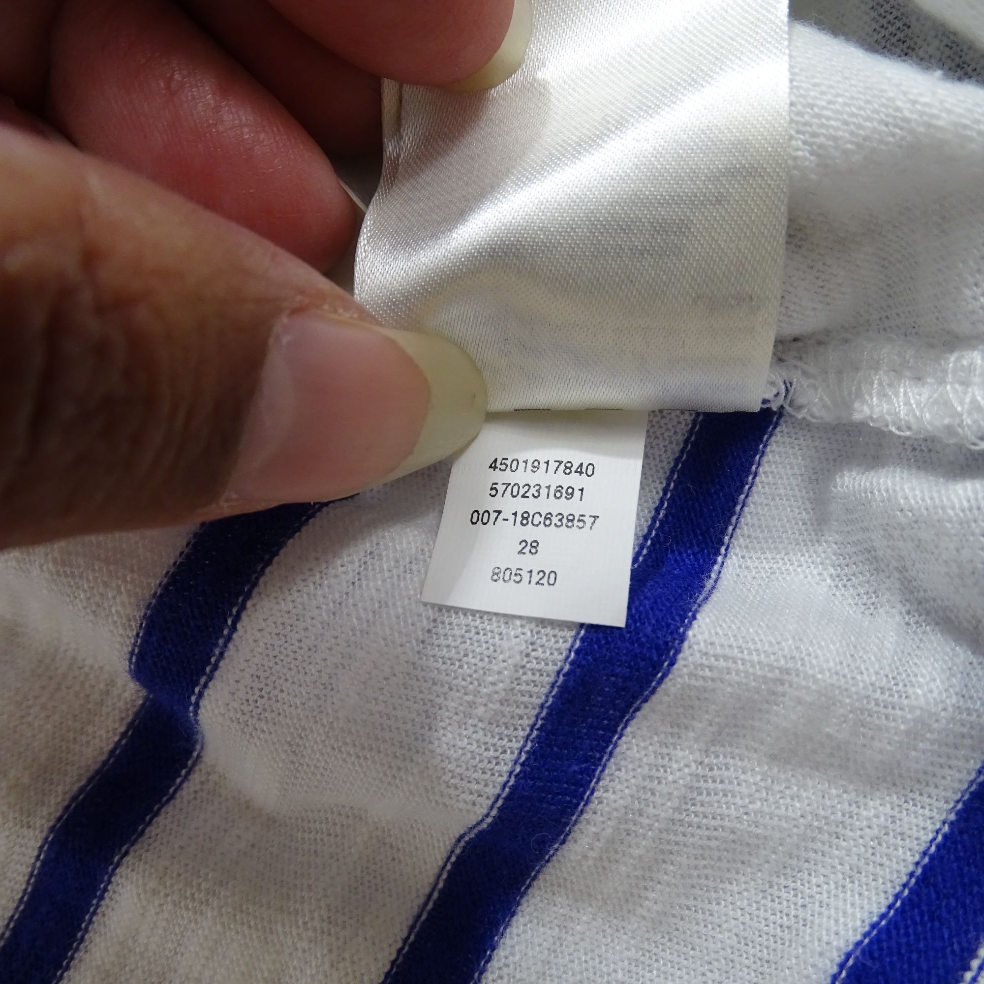 Chicos Chicos The Ultimate Tee Open Cardigan Stripe Blue Size M Size M / US 6-8 / IT 42-44 - 8 Thumbnail
