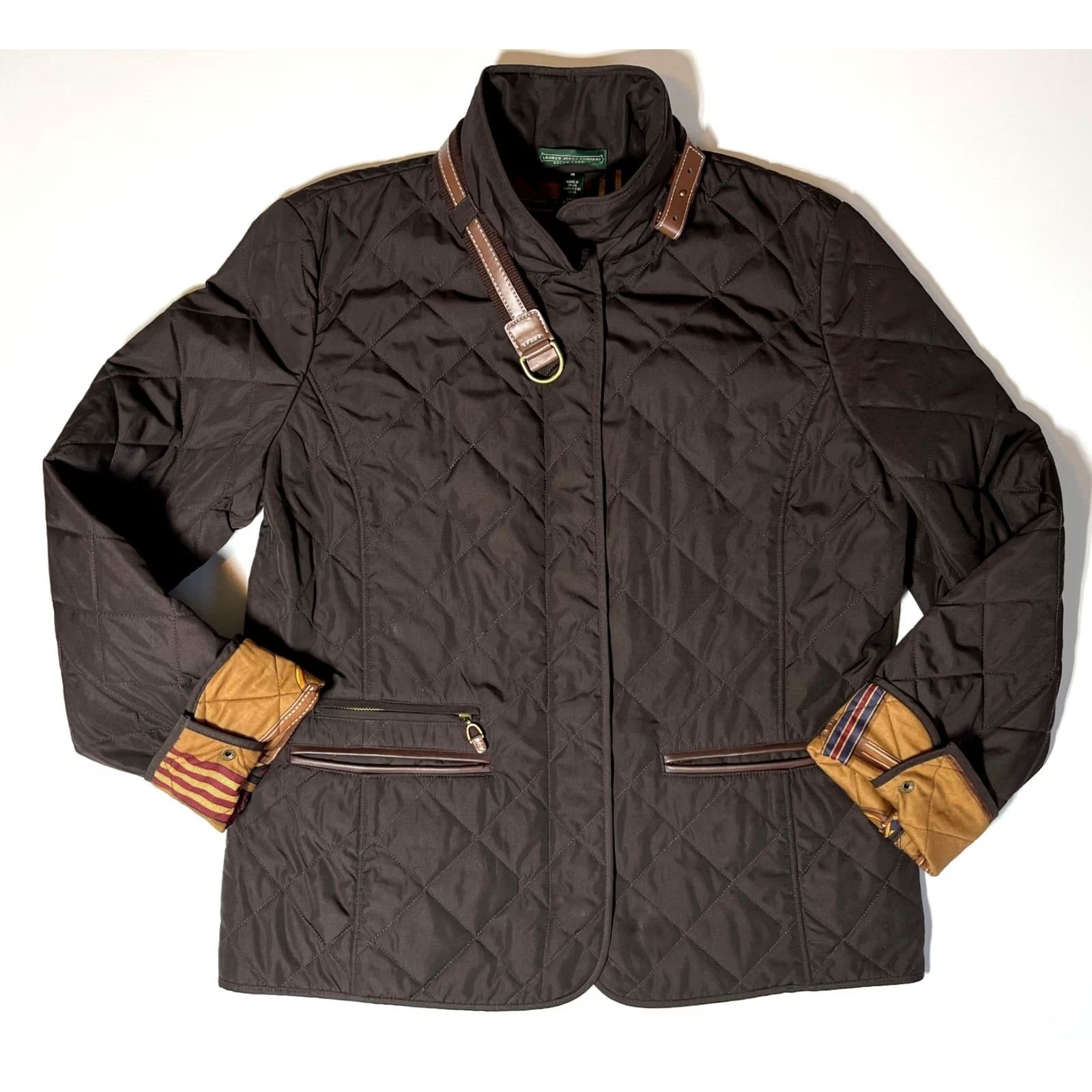 Ralph Lauren VINTAGE Ralph Lauren Women's Quilted Barn Jacket Shirt Size 32" / US 10 / IT 46 - 4 Thumbnail