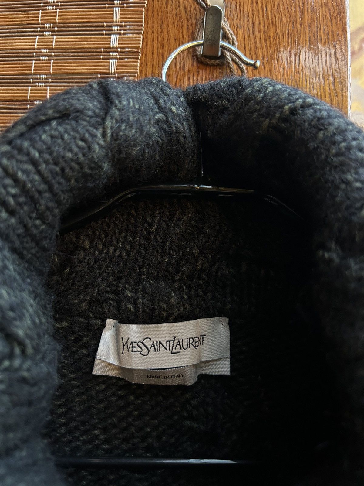 Saint Laurent Paris × Vintage × Yves Saint Laurent Yves Saint Laurent Turtle Neck Alpaca Wool Knitted Sweater Size S / US 4 / IT 40 - 5 Thumbnail