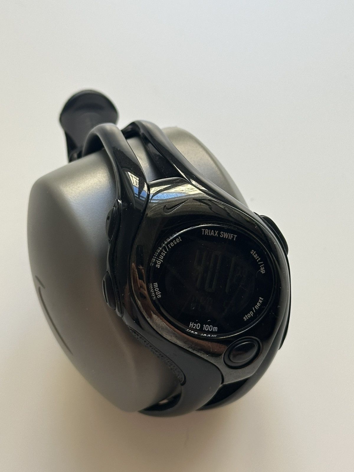 Nike Nike Triax Swift Vintage Watch Unisex Black 100M Oval WR0090 Size ONE SIZE - 1 Thumbnail