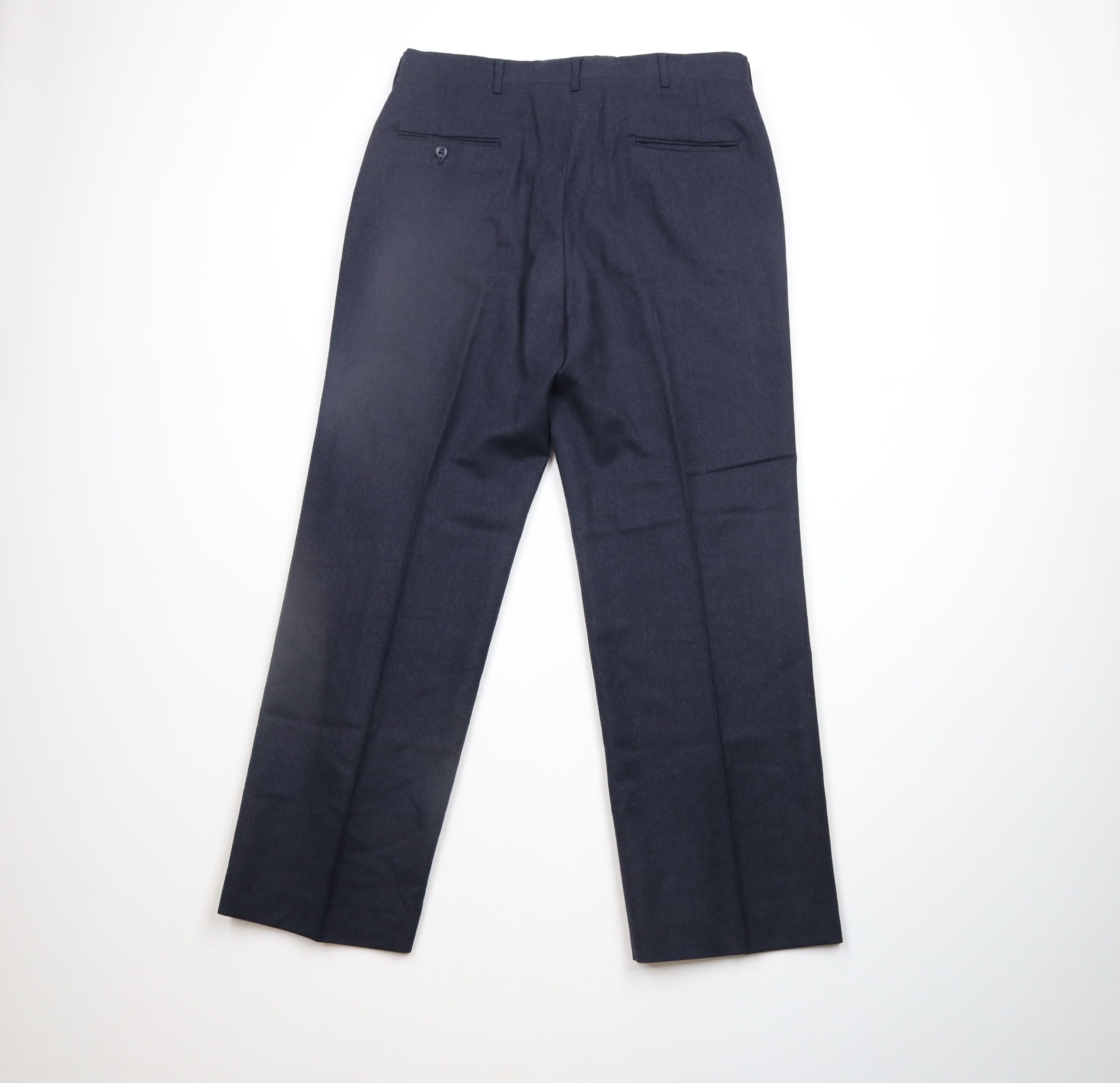 Vintage Vintage 70s Streetwear Wool Wide Leg Bell Bottoms Pants USA Size US 38 / EU 54 - 9 Thumbnail