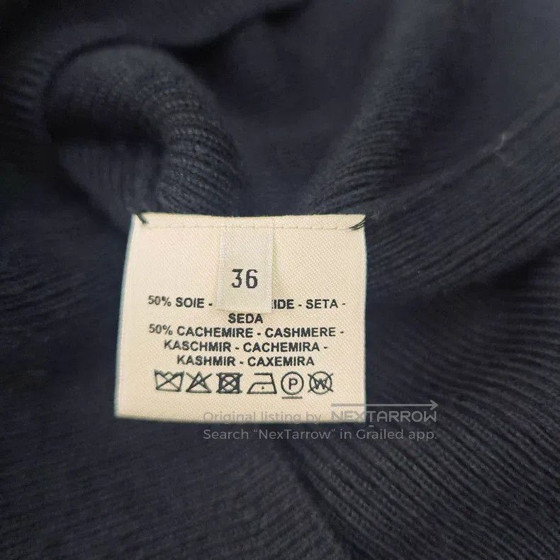 Hermes Hermes Black embroidered horse logo half wool sweater Size XS / US 0-2 / IT 36-38 - 6 Thumbnail