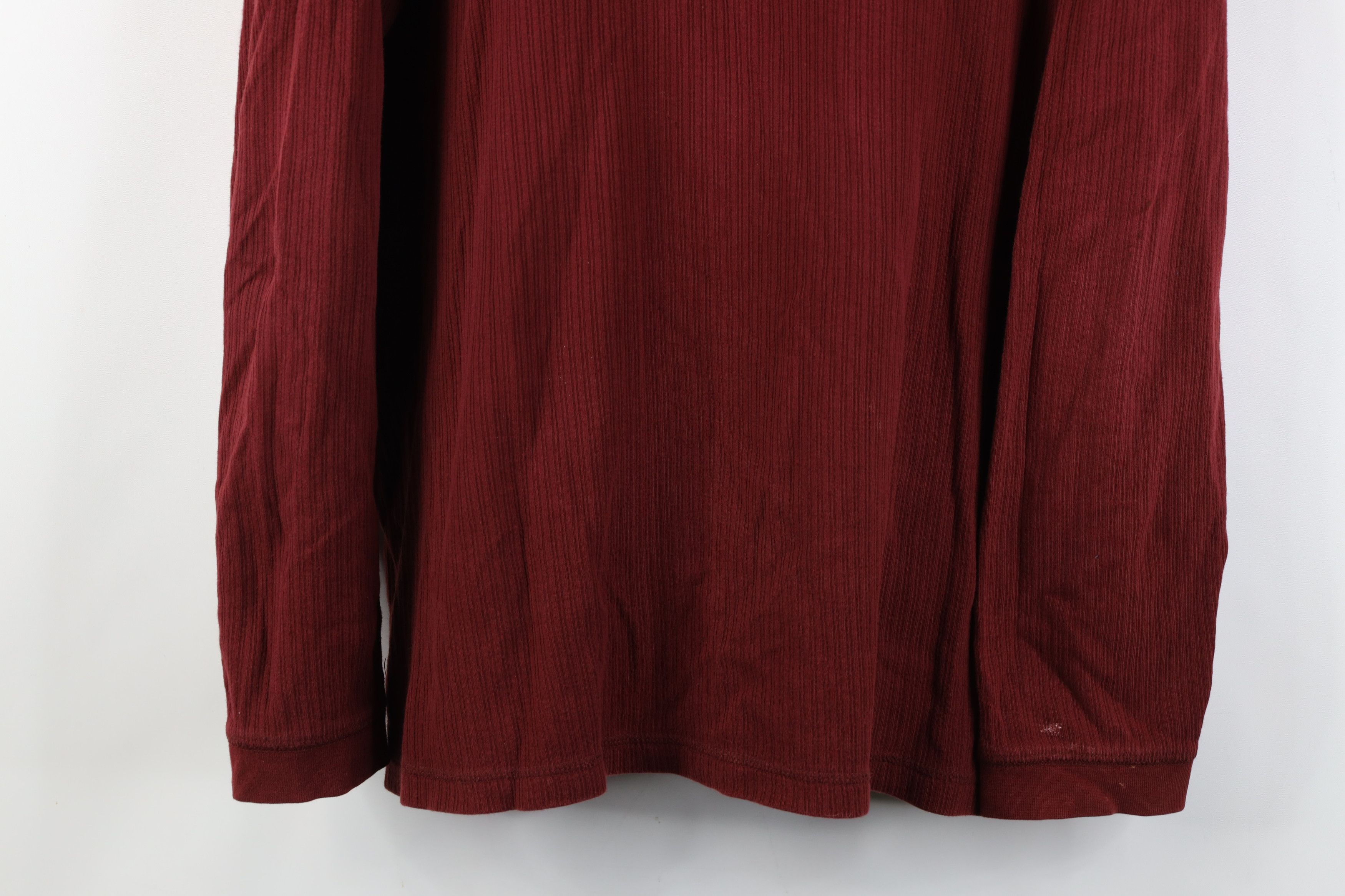 Vintage Vintage Y2K Streetwear Ribbed Knit Long Sleeve Rugby Polo Size US L / EU 52-54 / 3 - 3 Thumbnail