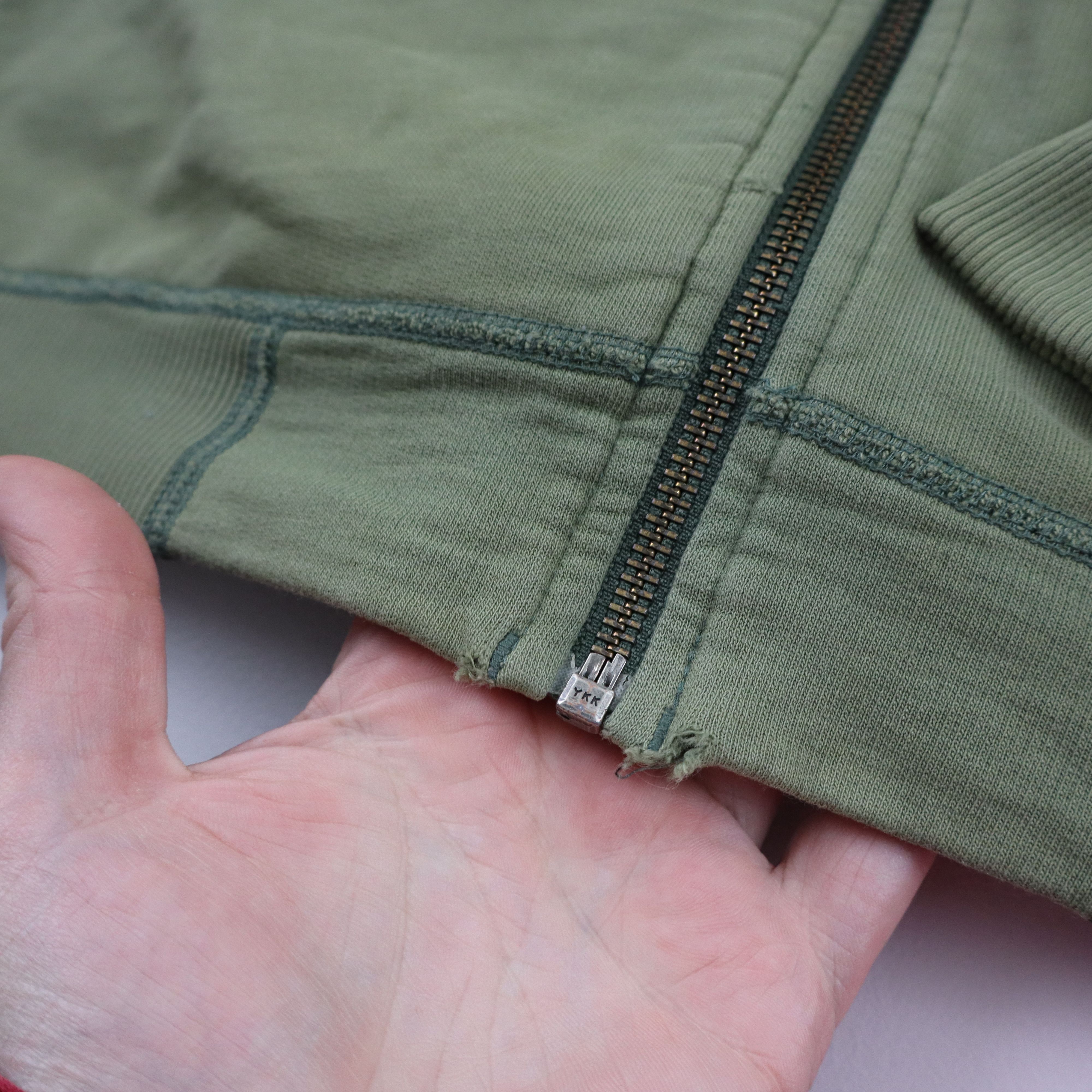 Patagonia × Supreme Vintage Patagonia Faded Baggy Hoody Sweatshirt Large Green Size US L / EU 52-54 / 3 - 7 Thumbnail