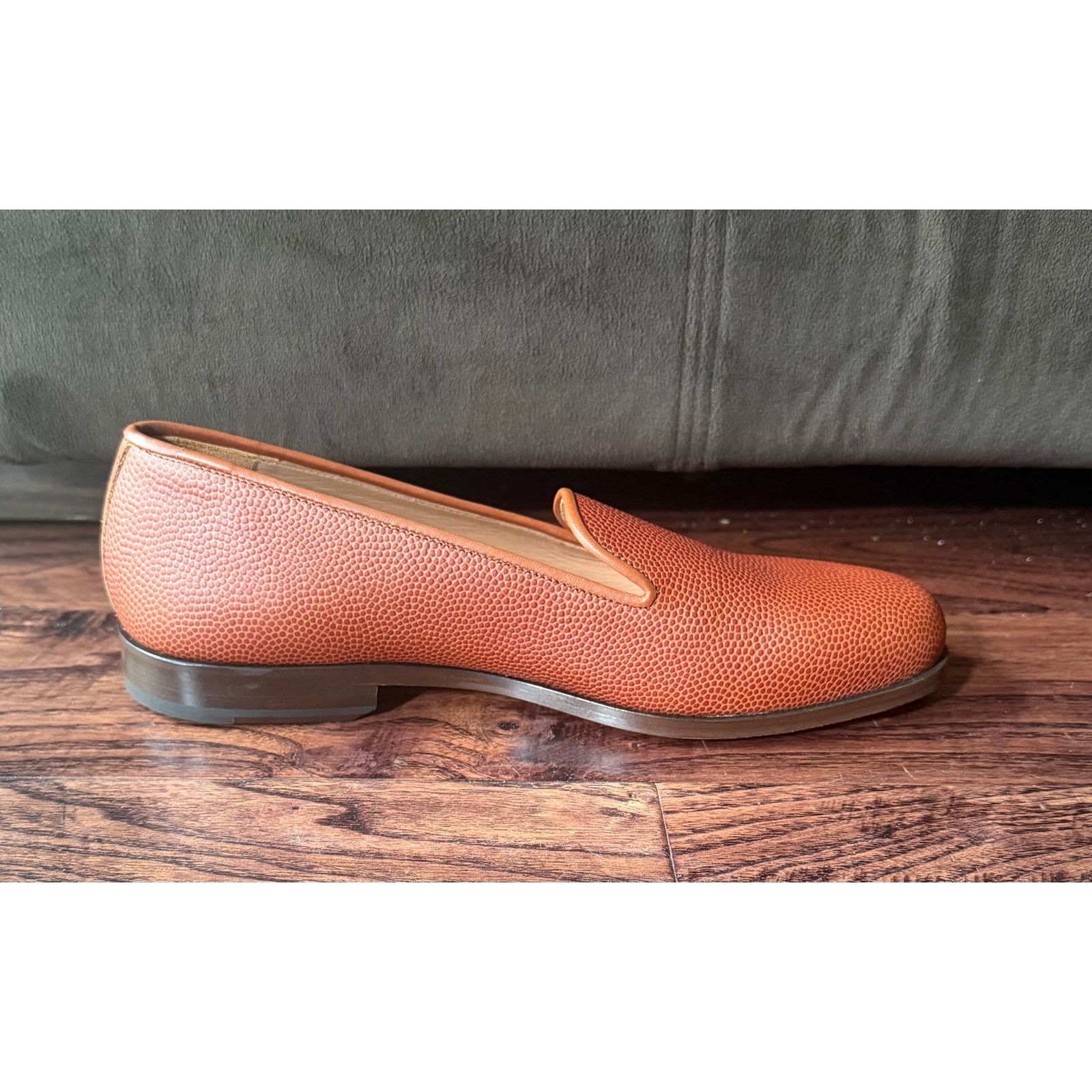 $1095 New Stubbs & Wootton Limited Edition 9.5 Loafers in Brown, Men's — image 2 of 6