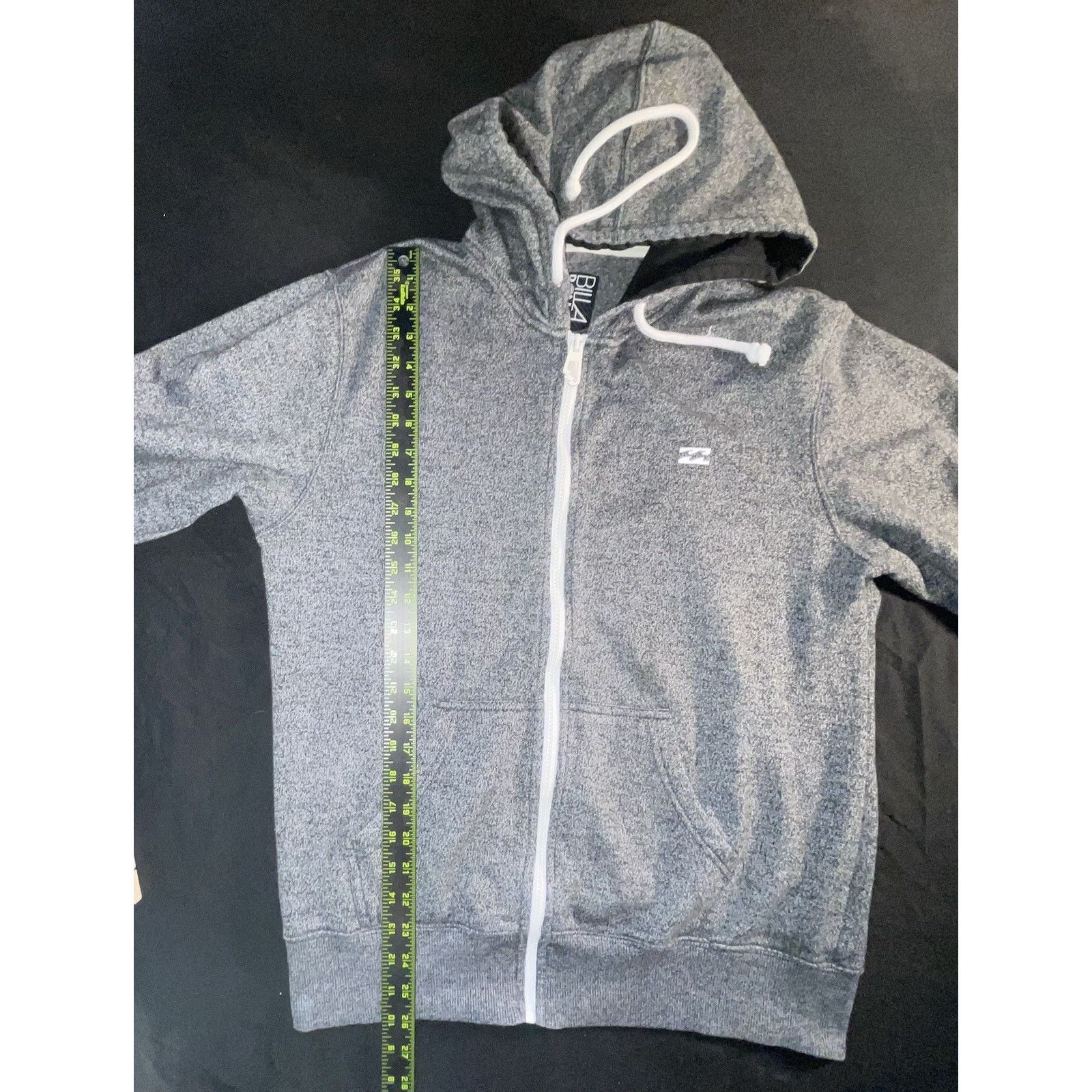 Billabong Billabong Grey Full Zip Hoodie Medium, M, Heather Gray Size US M / EU 48-50 / 2 - 9 Thumbnail