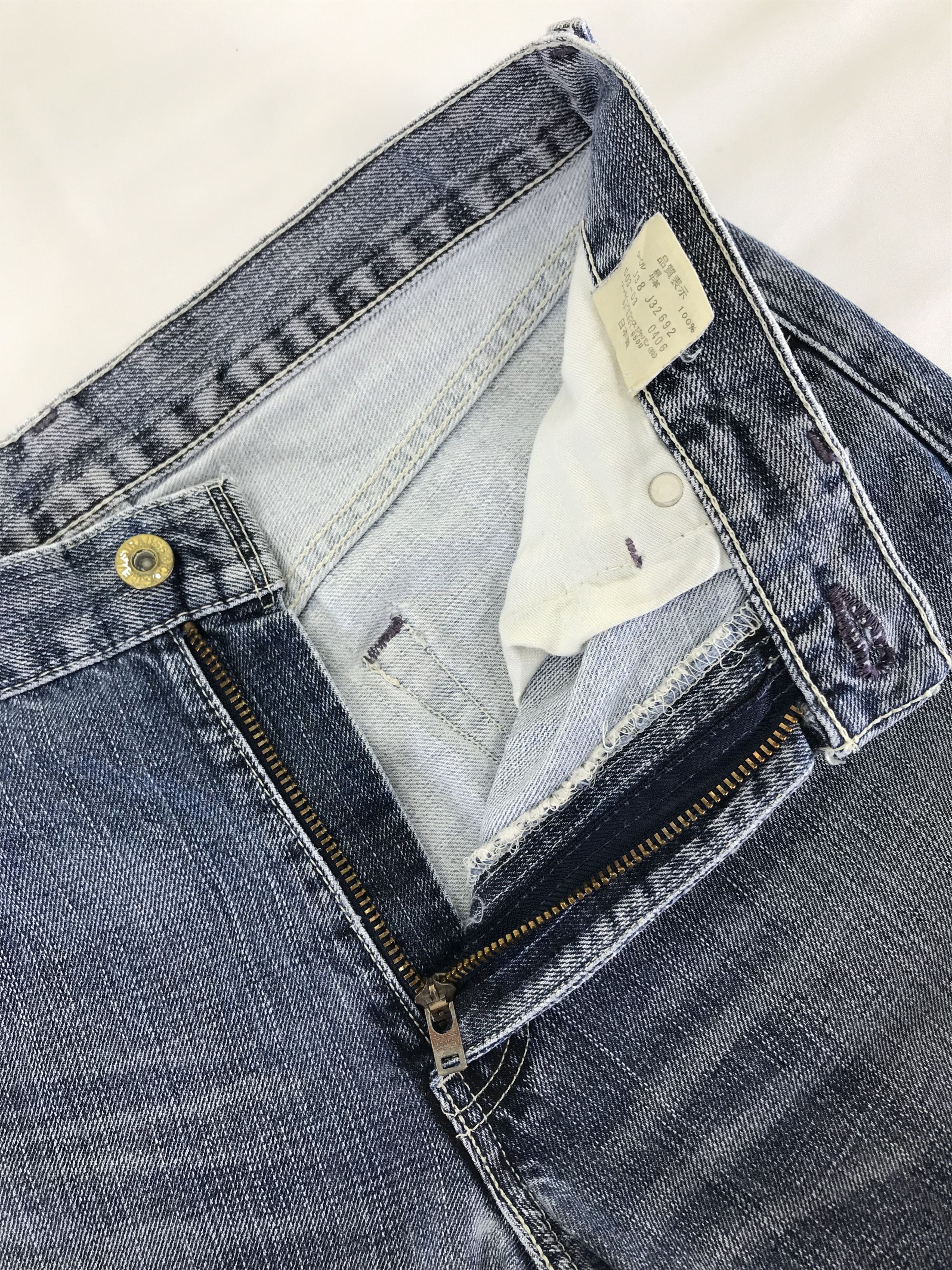 Levi's Vintage Levi's 503 Faded Blue Jeans Distressed Denim Size US 30 / EU 46 - 9 Thumbnail