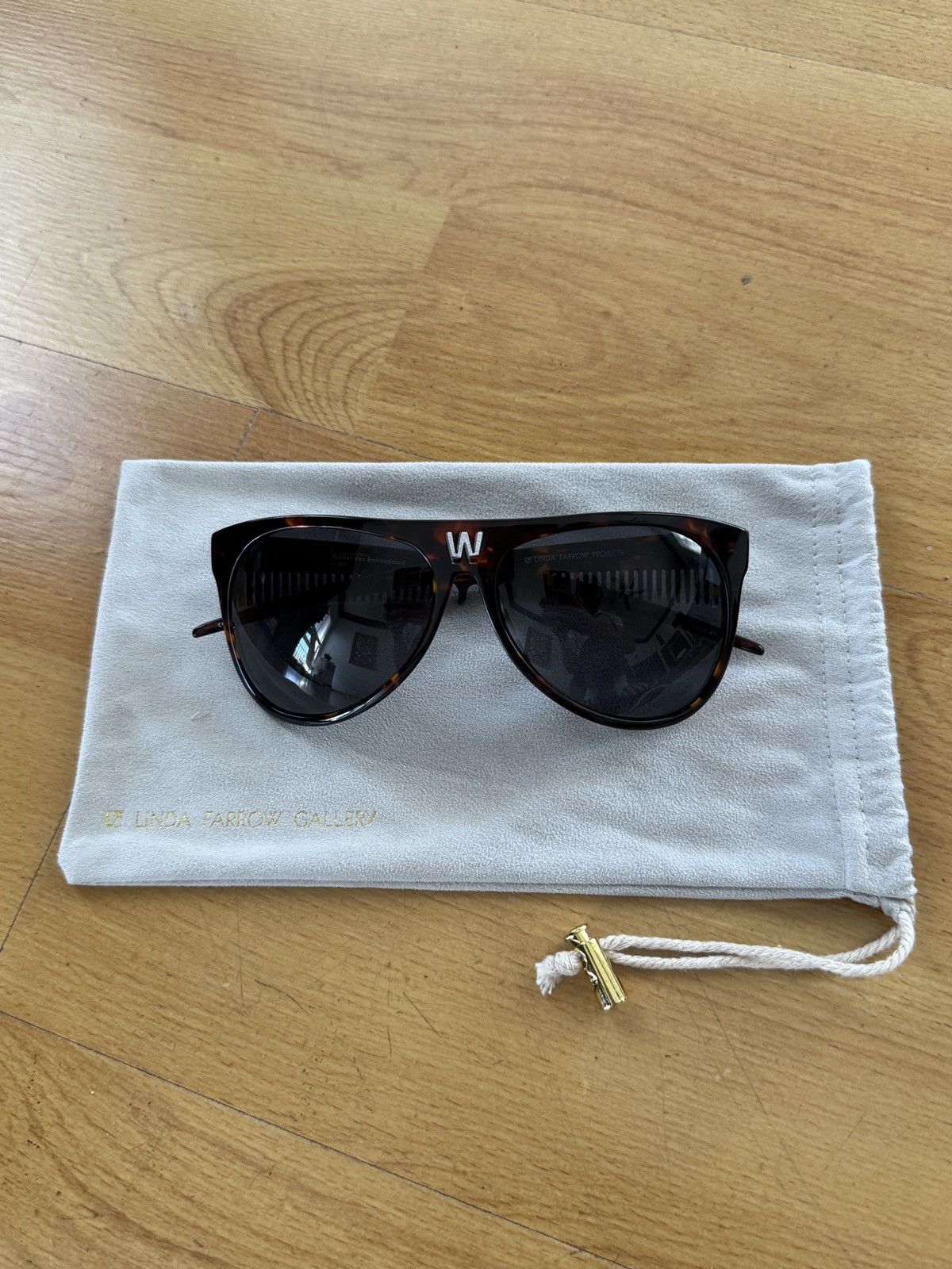 Linda Farrow × Walter Van Beirendonck Walter Van Beirendonck x Linda Farrow Comb Sunglasses Size ONE SIZE - 3 Thumbnail
