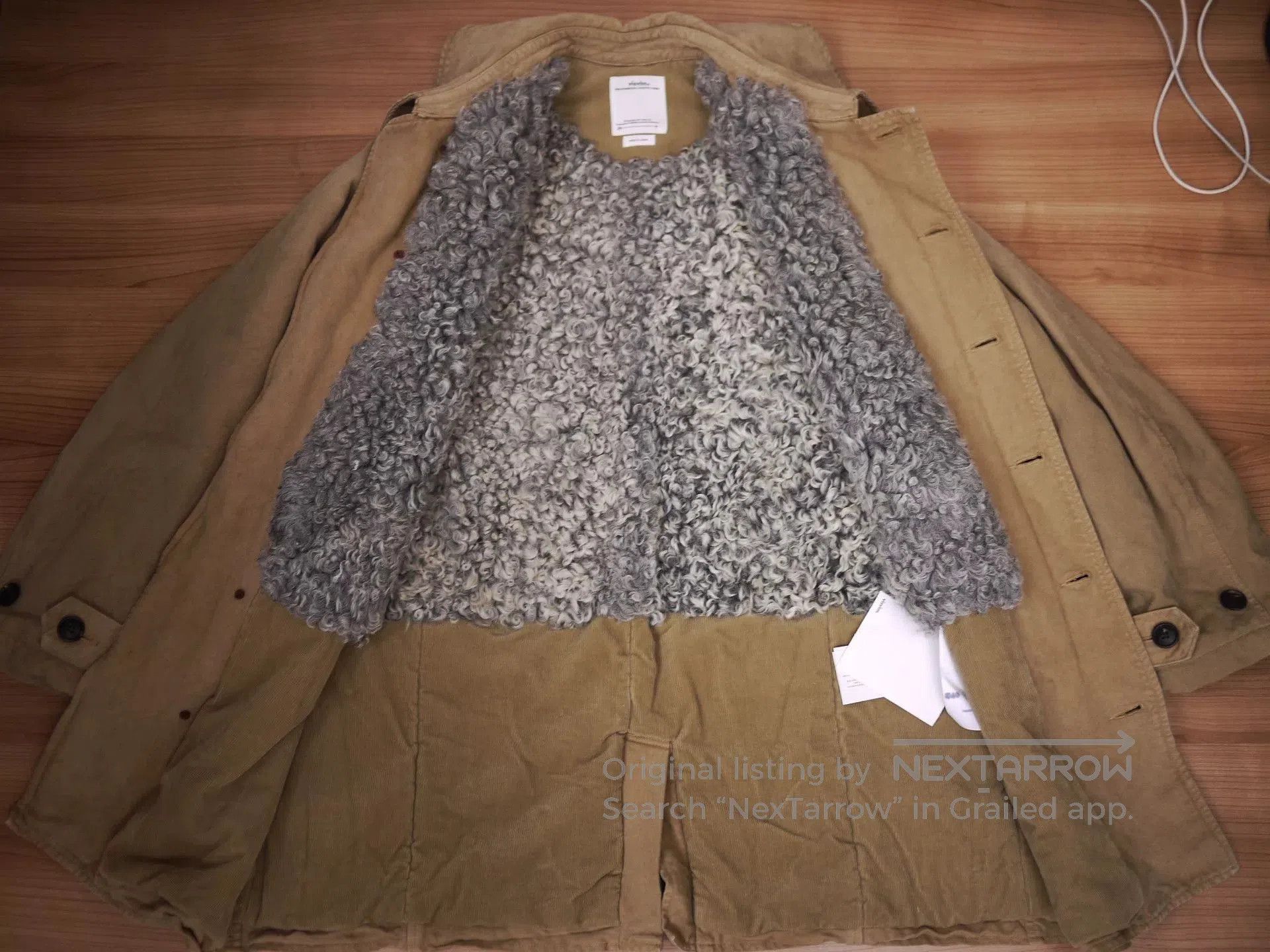 Visvim visvim winfield shearling coat in beige. Size US XS / EU 42 / 0 - 5 Thumbnail