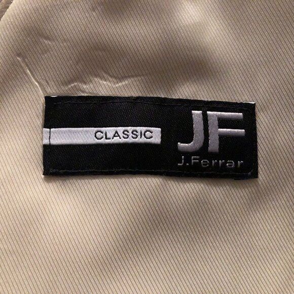 J Ferrar J.ferrar men's new tan sport coat blazer jacket size: 46R Size 46R - 4 Thumbnail