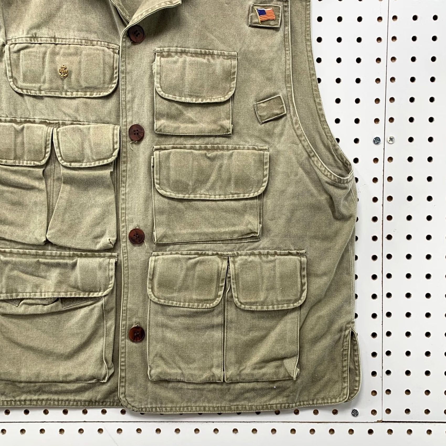 Vintage VINTAGE Trail Design Utility Vest Mens M Beige Fishing Outdoor Hunt Vest Size US M / EU 48-50 / 2 - 7 Thumbnail