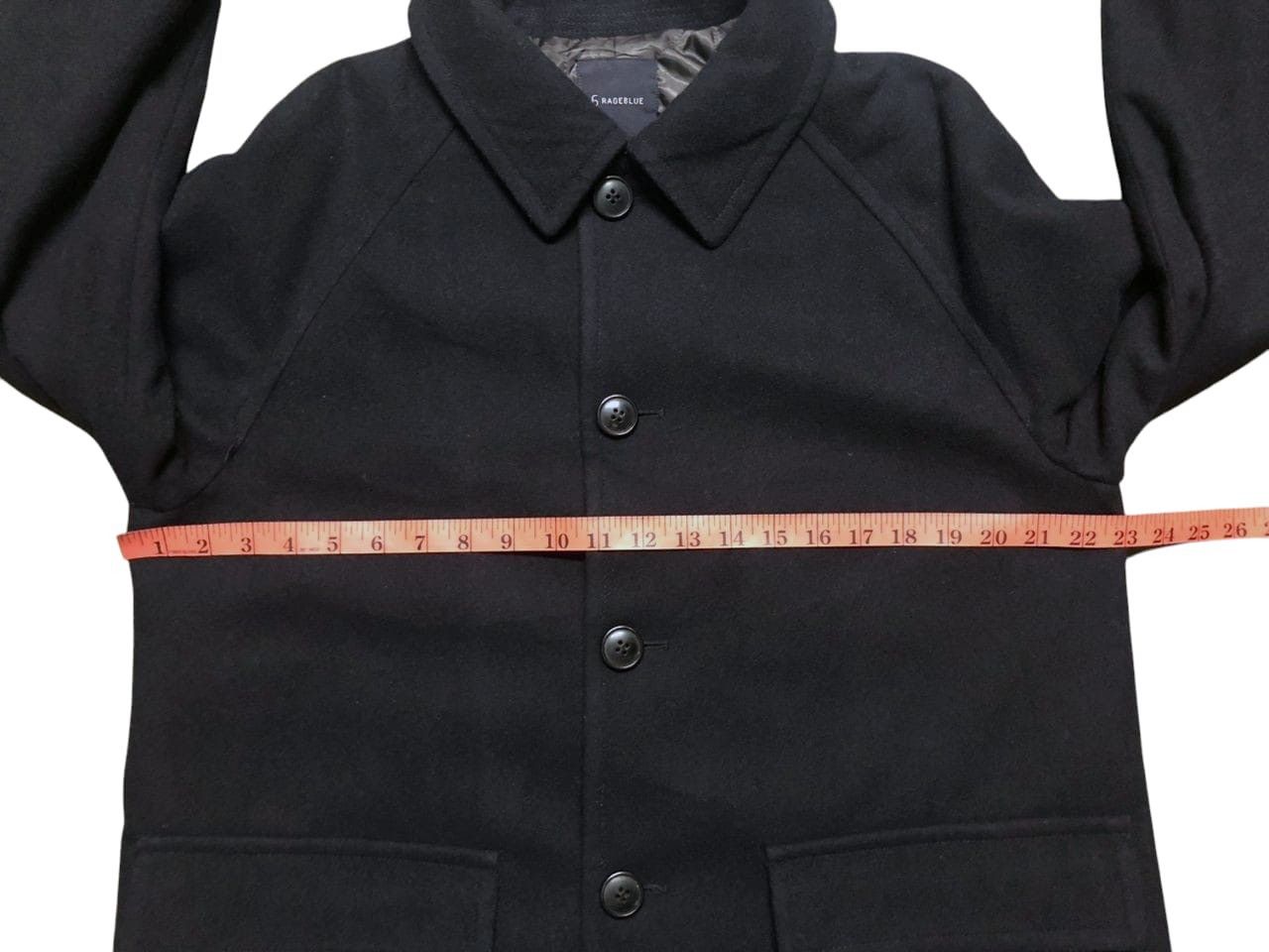 RAGEBLUE Rageblue Long Coat Australian Merino Wool Jacket Size US M / EU 48-50 / 2 - 14 Thumbnail